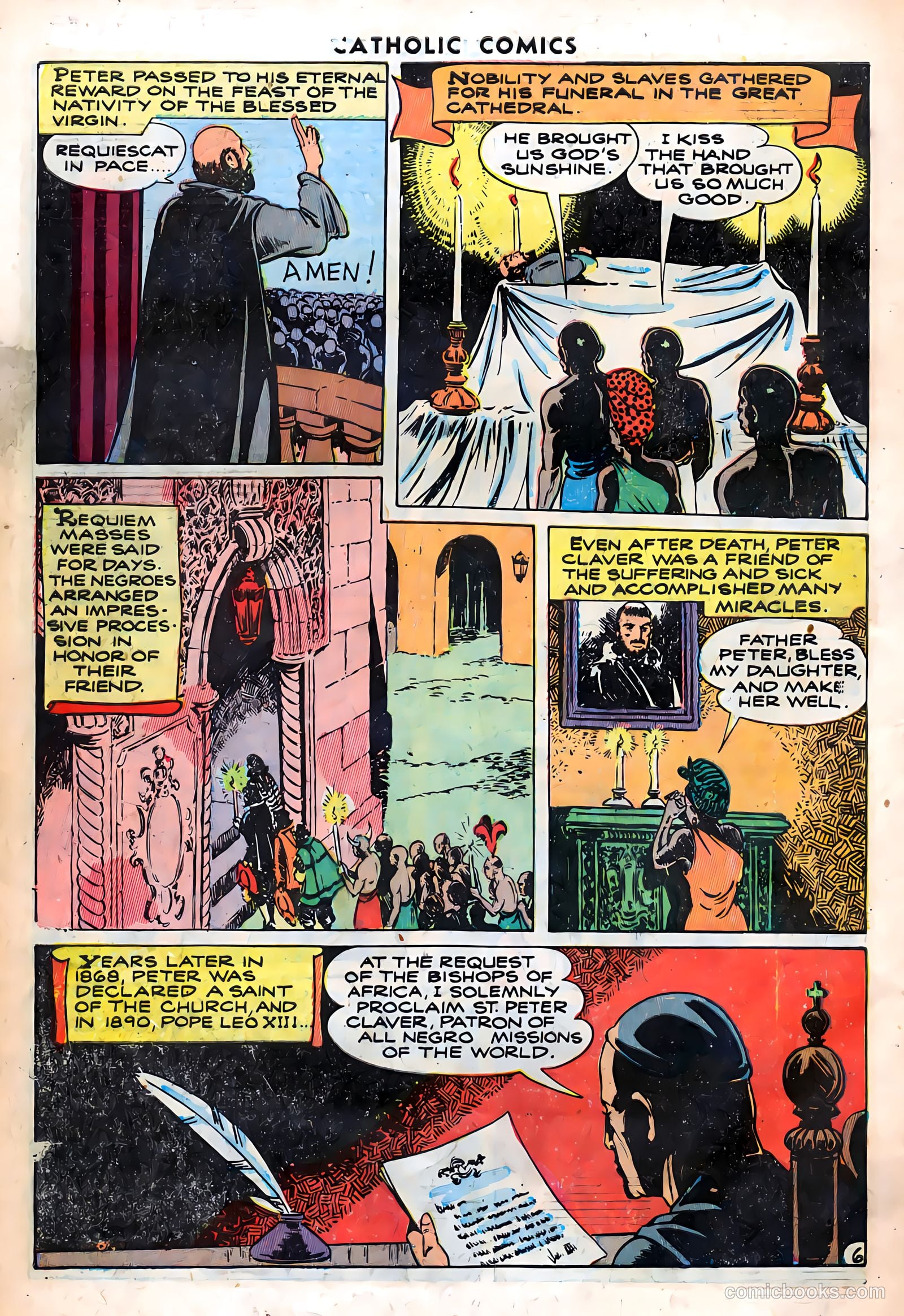 Catholic Comics #11 (1947) — page 35 of 37