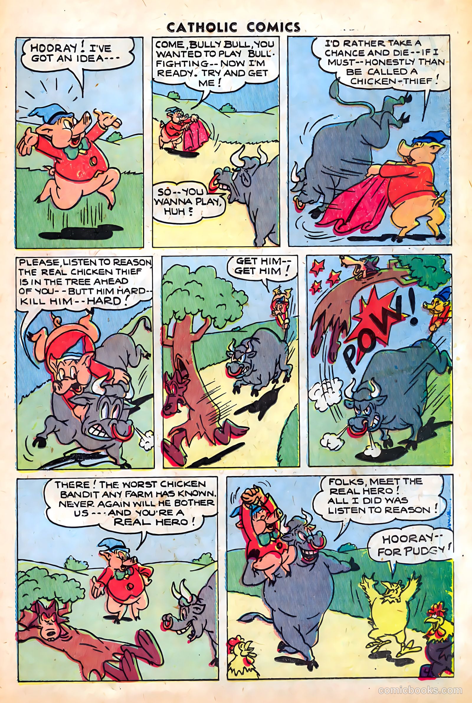 Catholic Comics #12 (1947) — page 23 of 36