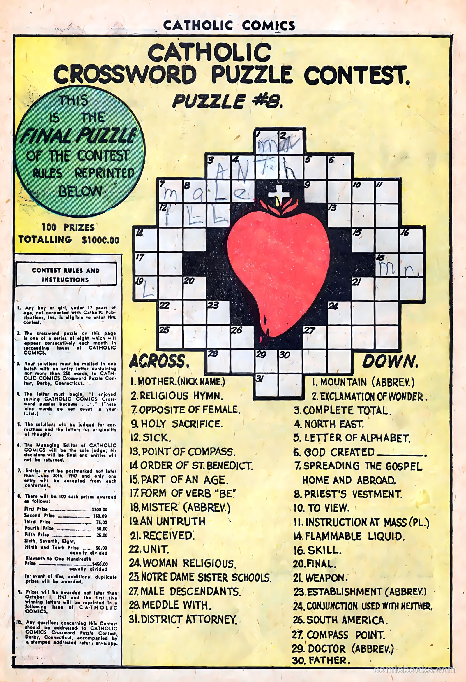 Catholic Comics #12 (1947) — page 28 of 36