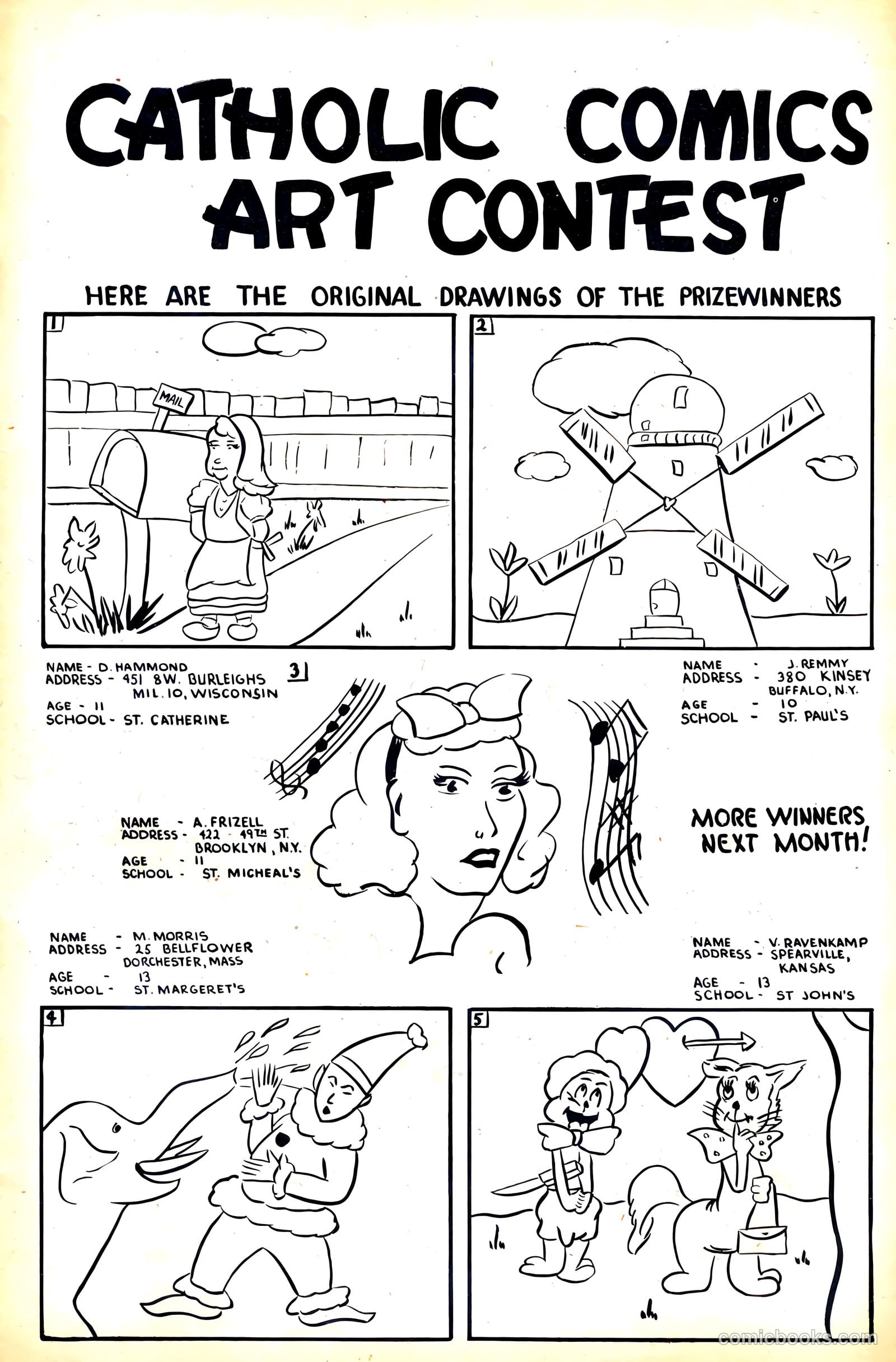 Catholic Comics #12 (1947) — page 35 of 36