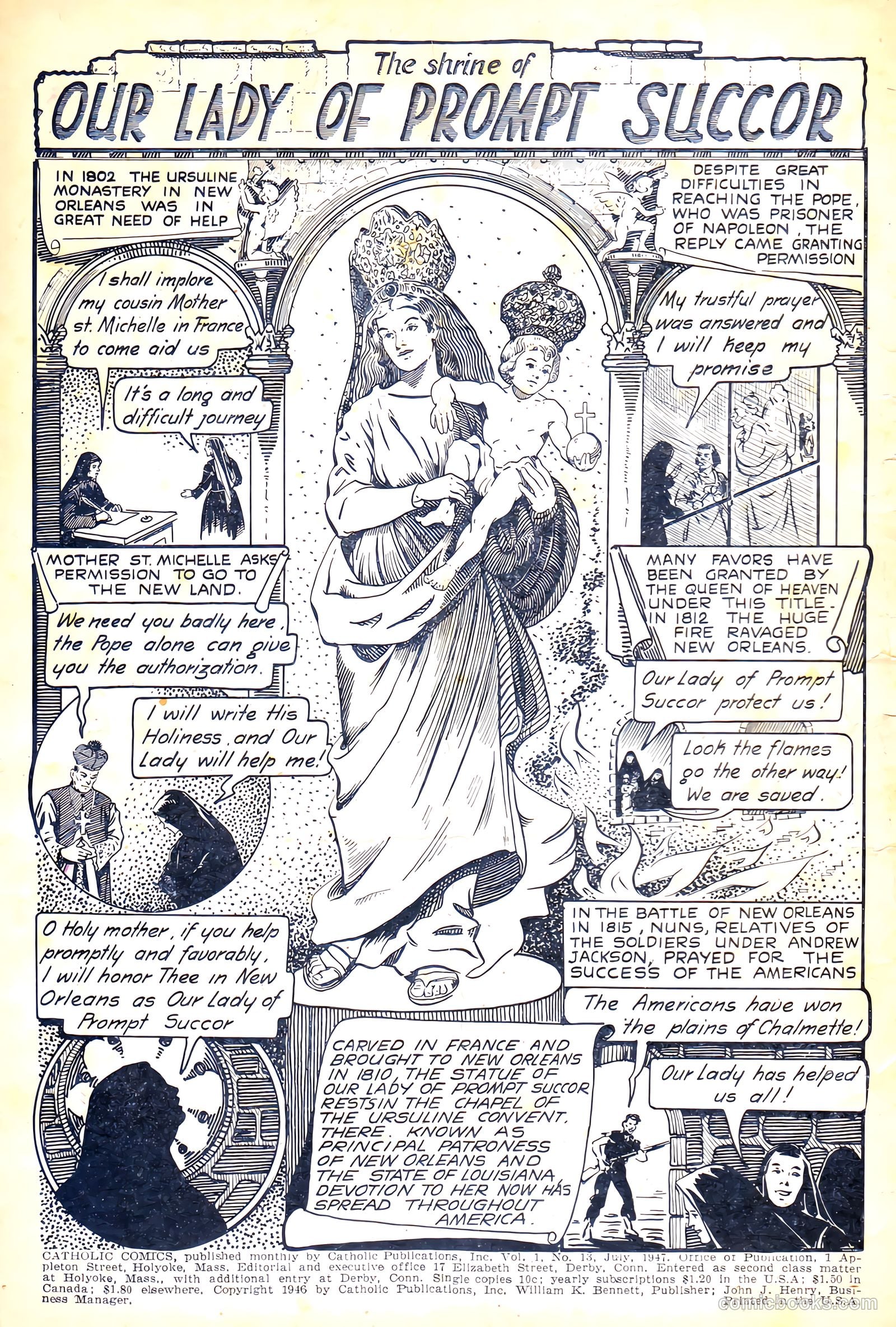 Catholic Comics #13 (1947) — page 2 of 36