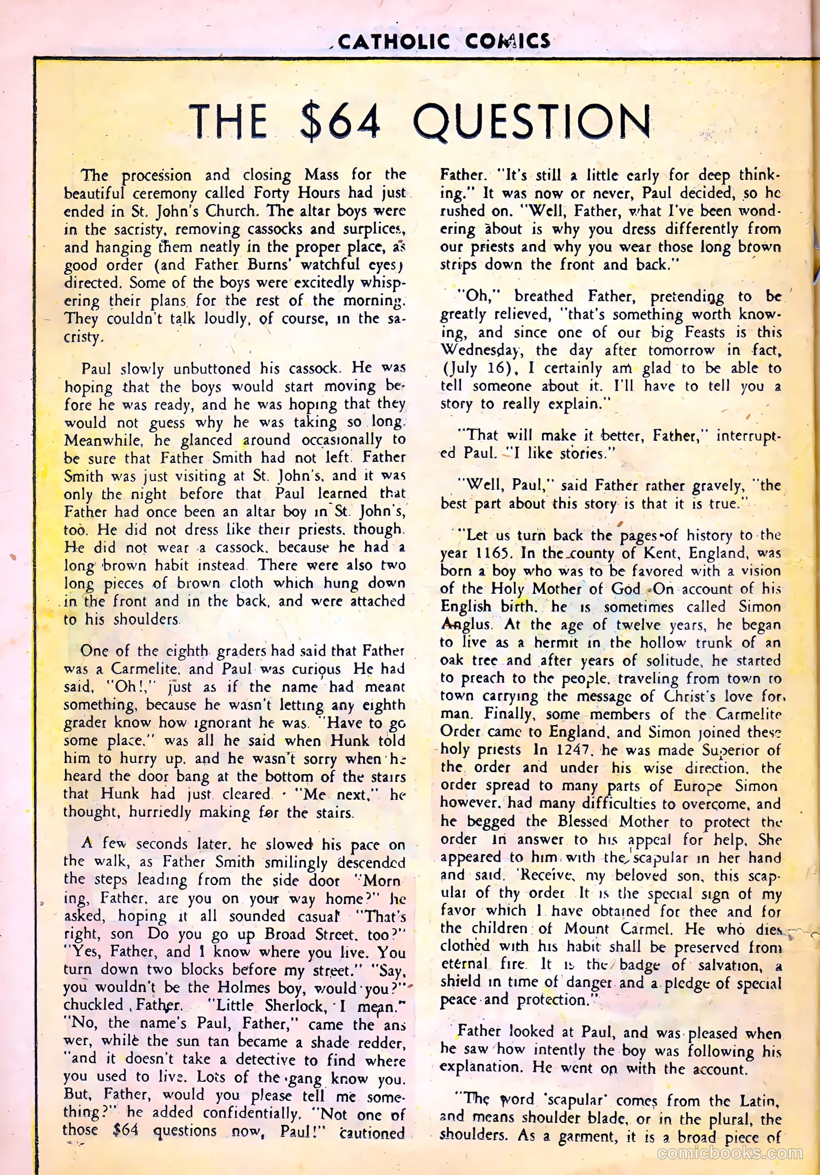 Catholic Comics #13 (1947) — page 17 of 36
