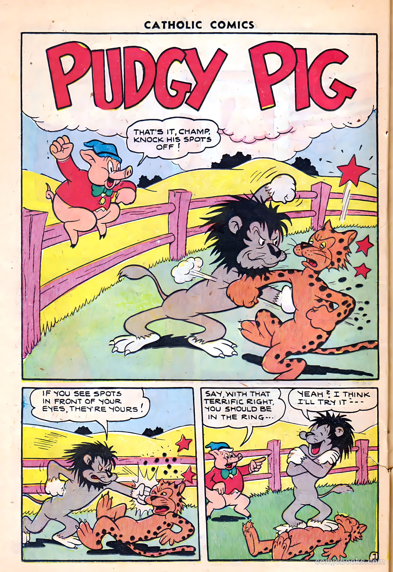 Catholic Comics #13 (1947) — page 22 of 36
