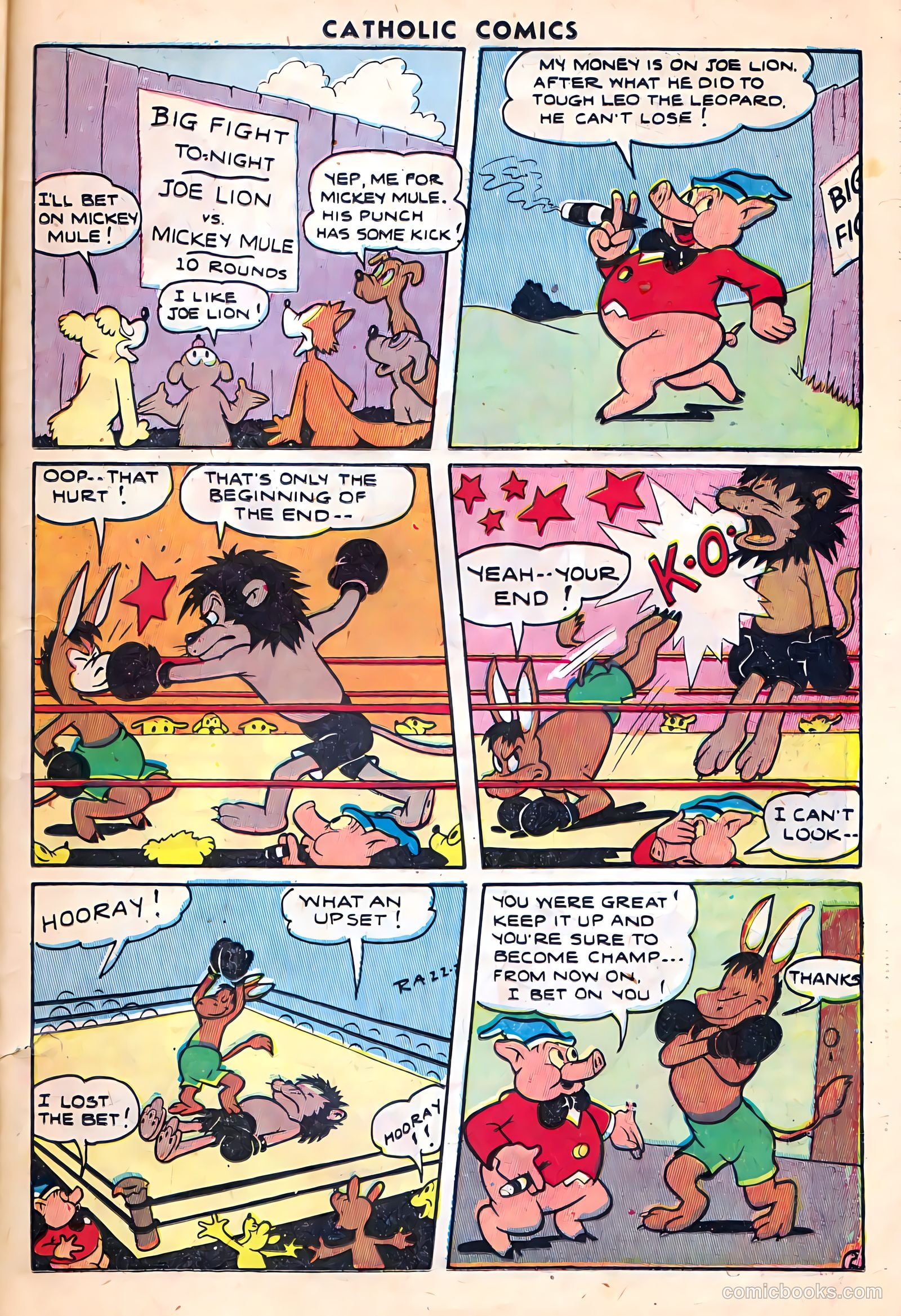 Catholic Comics #13 (1947) — page 23 of 36
