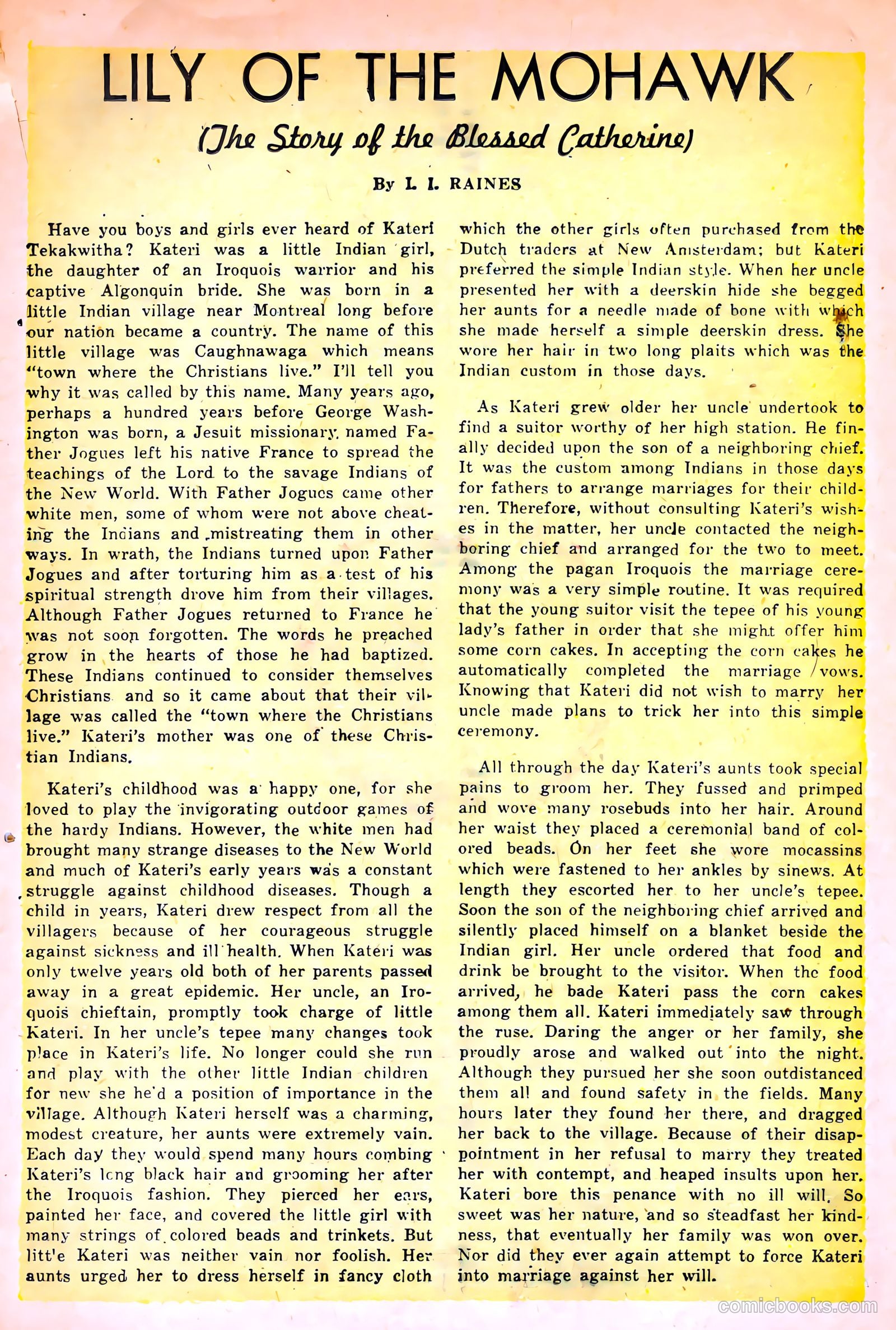 Catholic Comics #2 (1948) — page 26 of 35