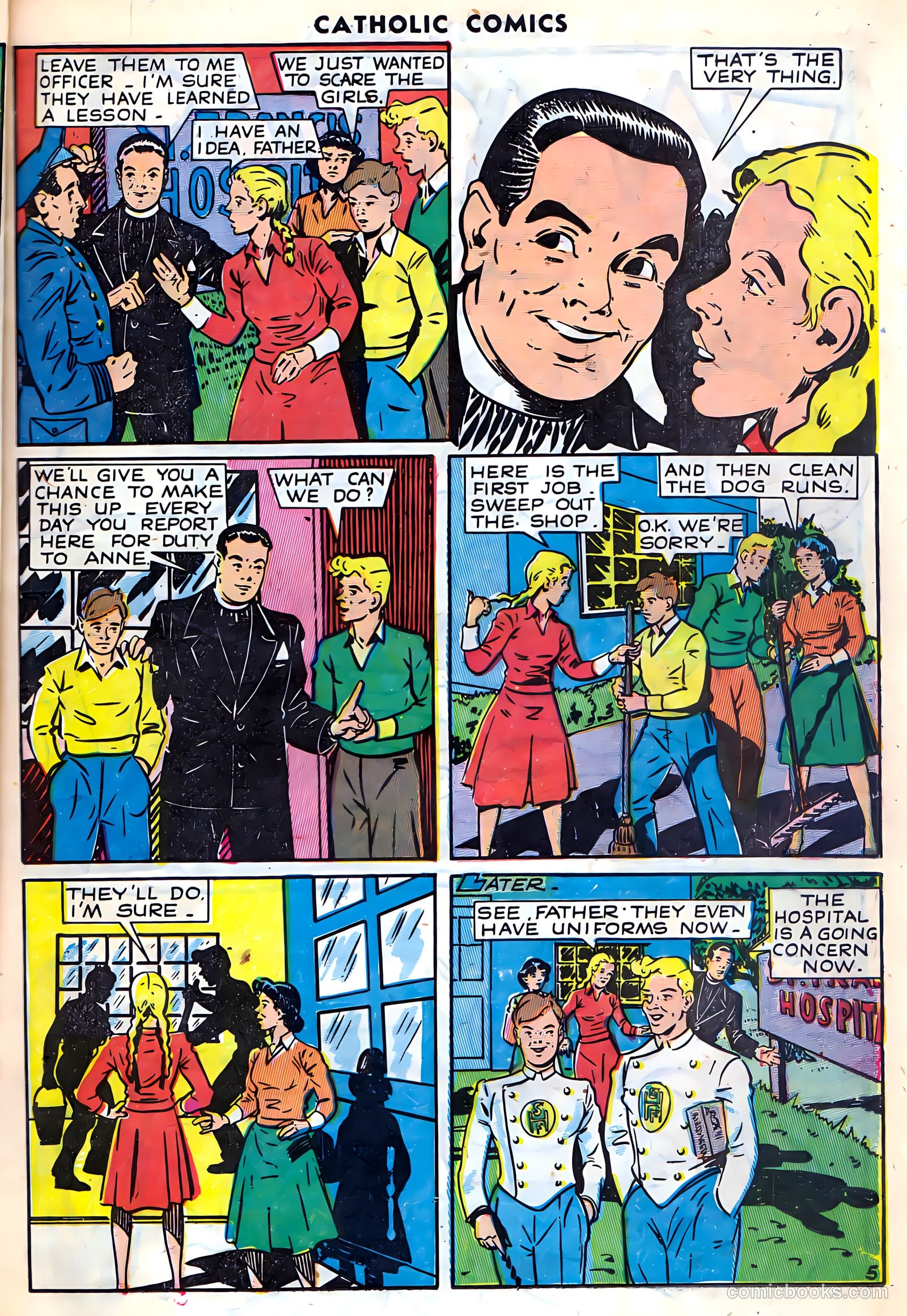 Catholic Comics #3 (1947) — page 15 of 36