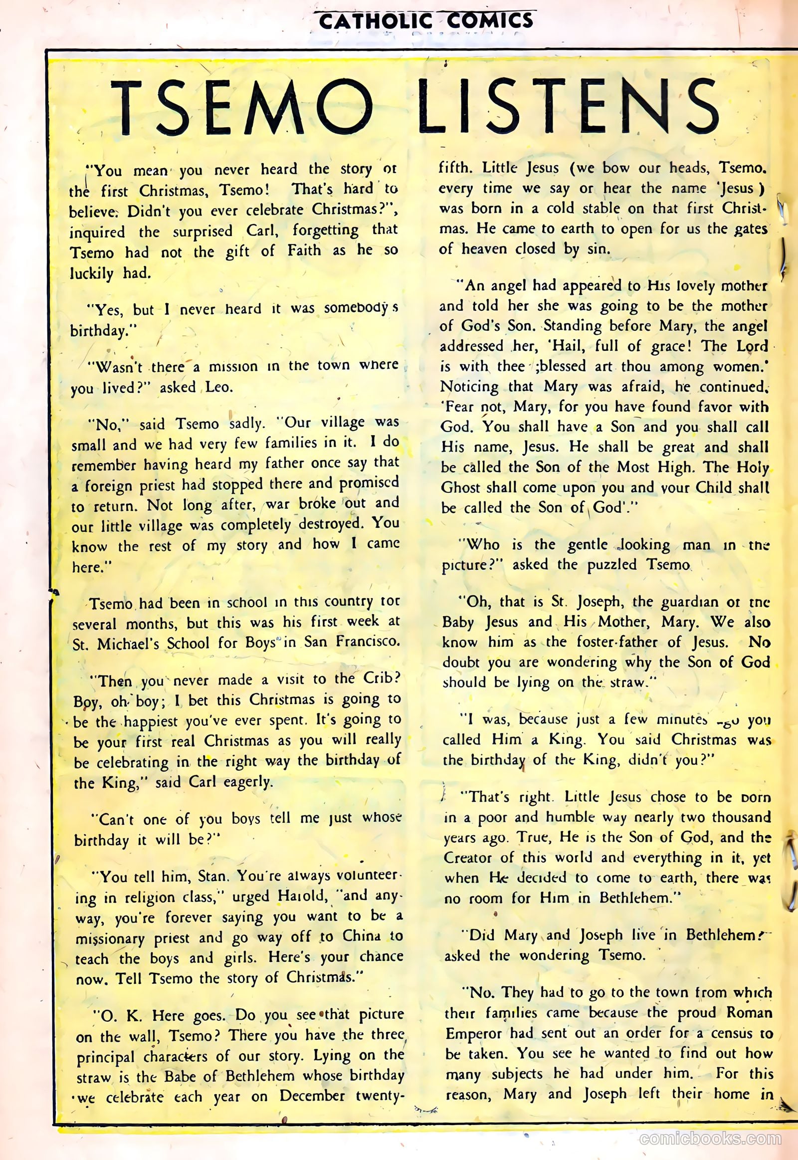 Catholic Comics #3 (1947) — page 18 of 36