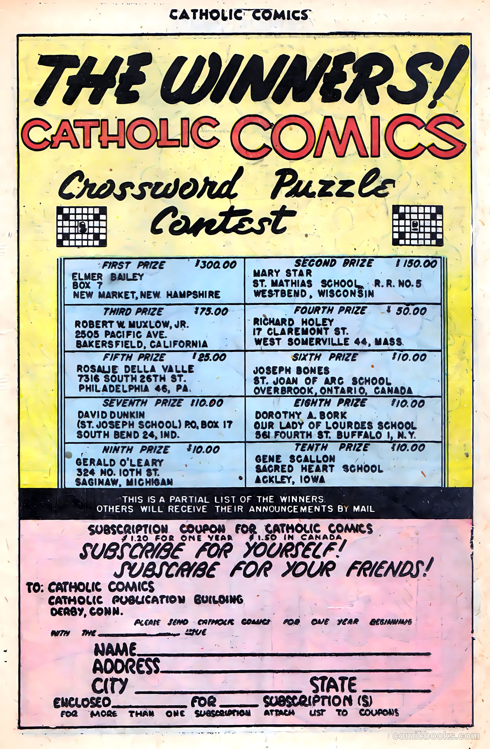 Catholic Comics #3 (1947) — page 25 of 36