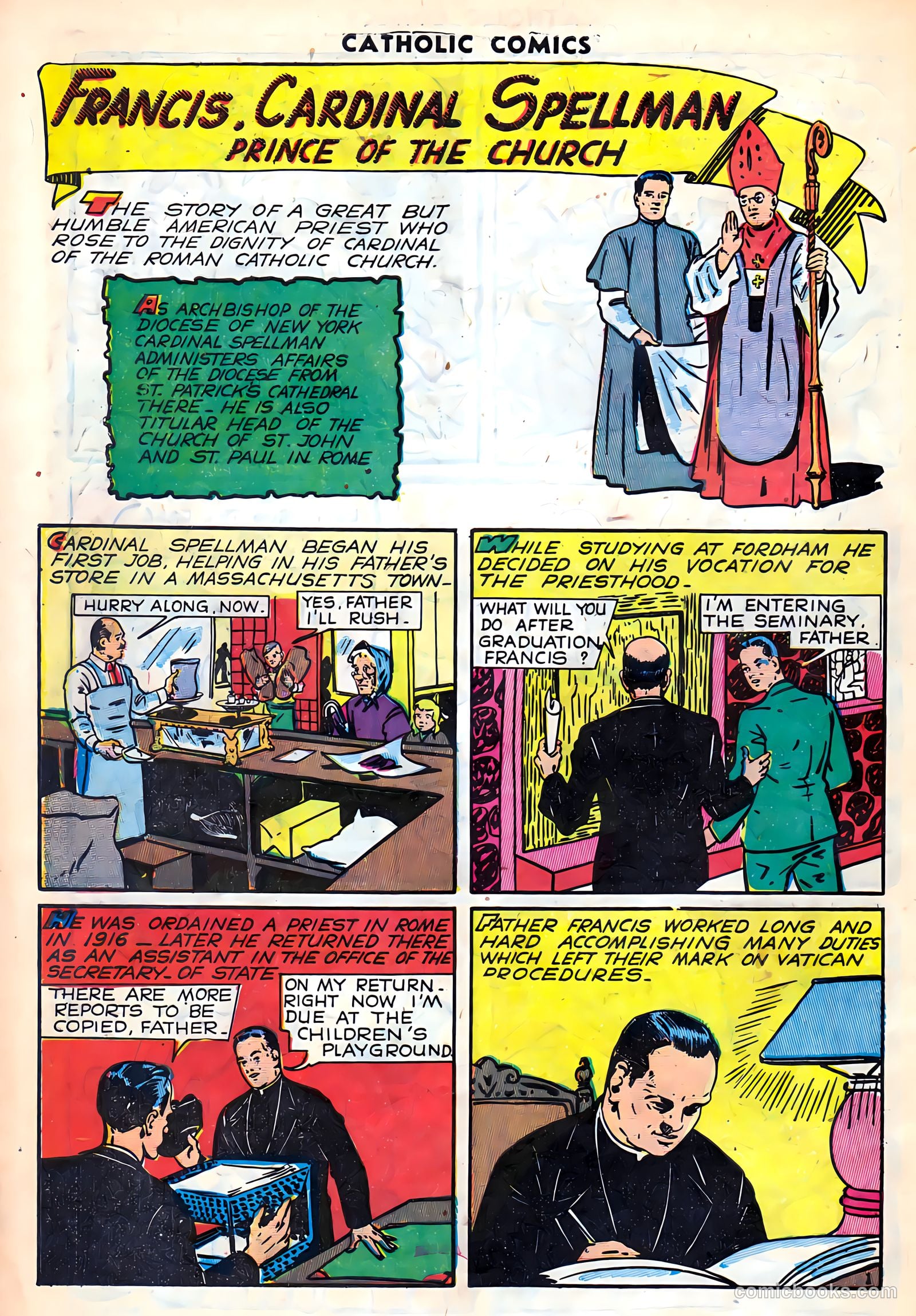 Catholic Comics #3 (1947) — page 30 of 36