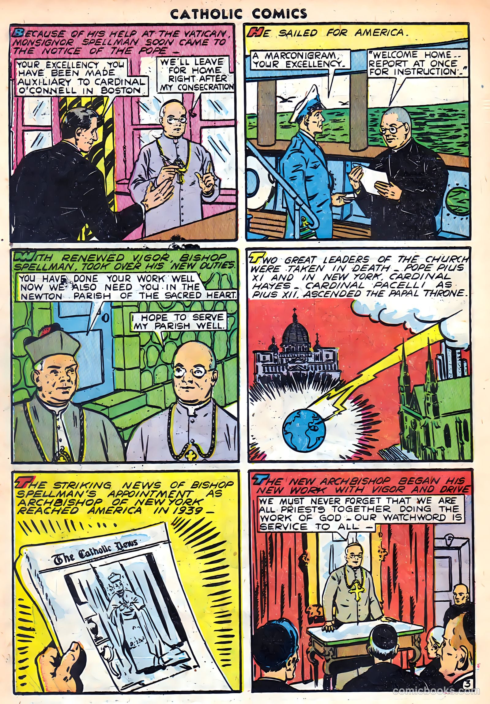 Catholic Comics #3 (1947) — page 32 of 36
