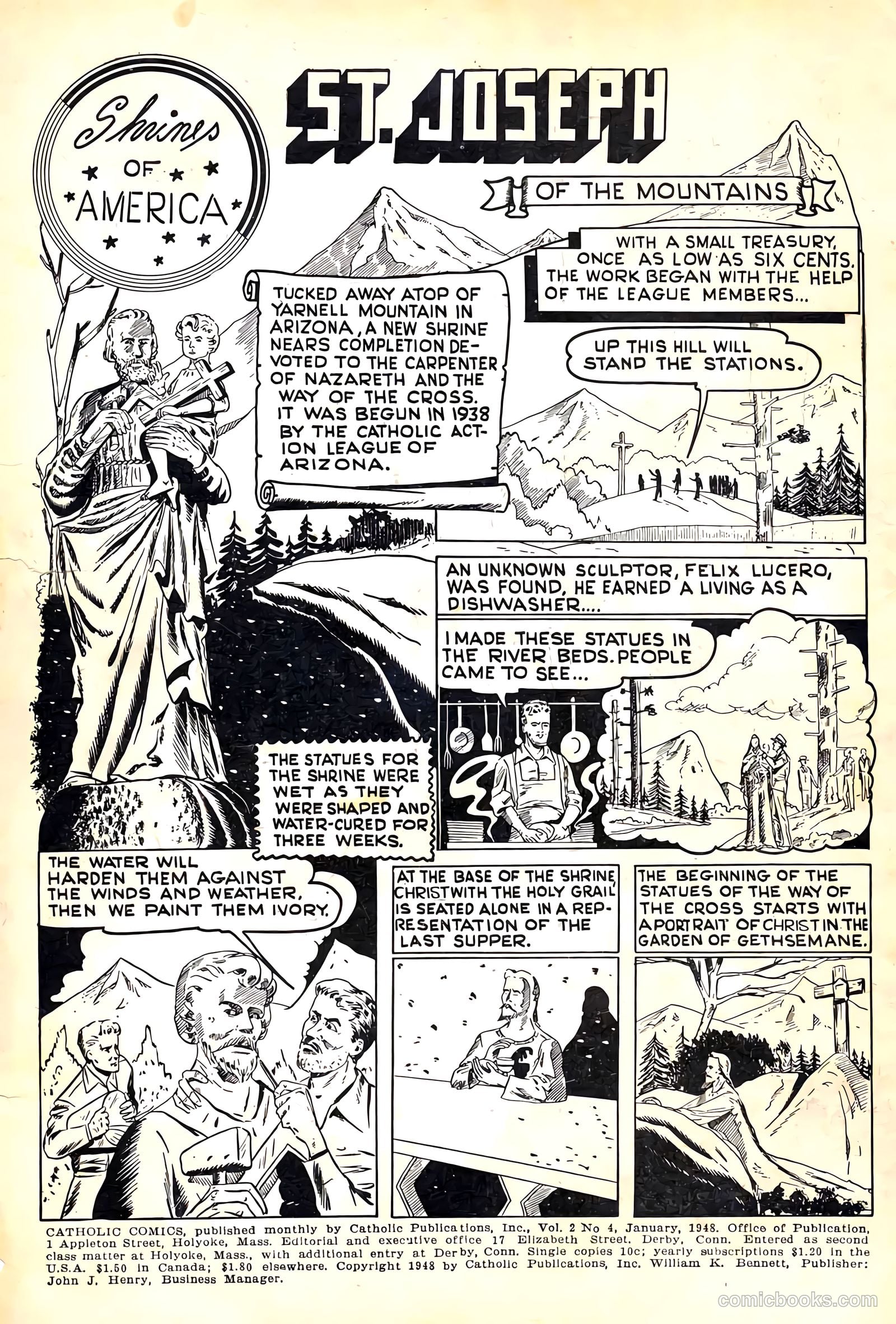 Catholic Comics #4 (1948) — page 2 of 36