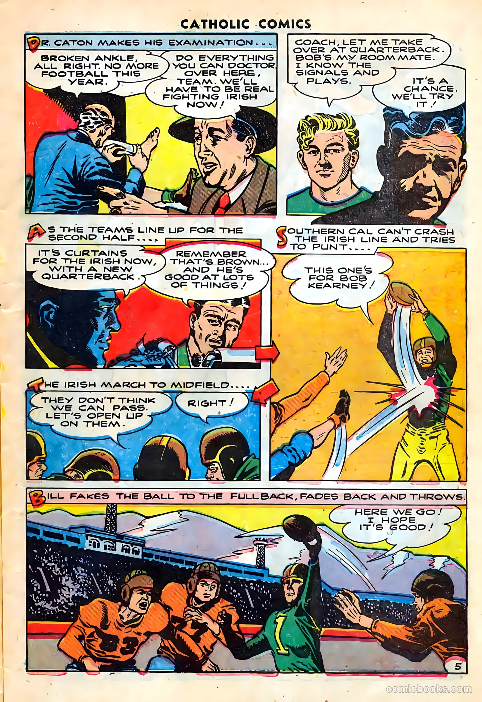 Catholic Comics #4 (1948) — page 7 of 36