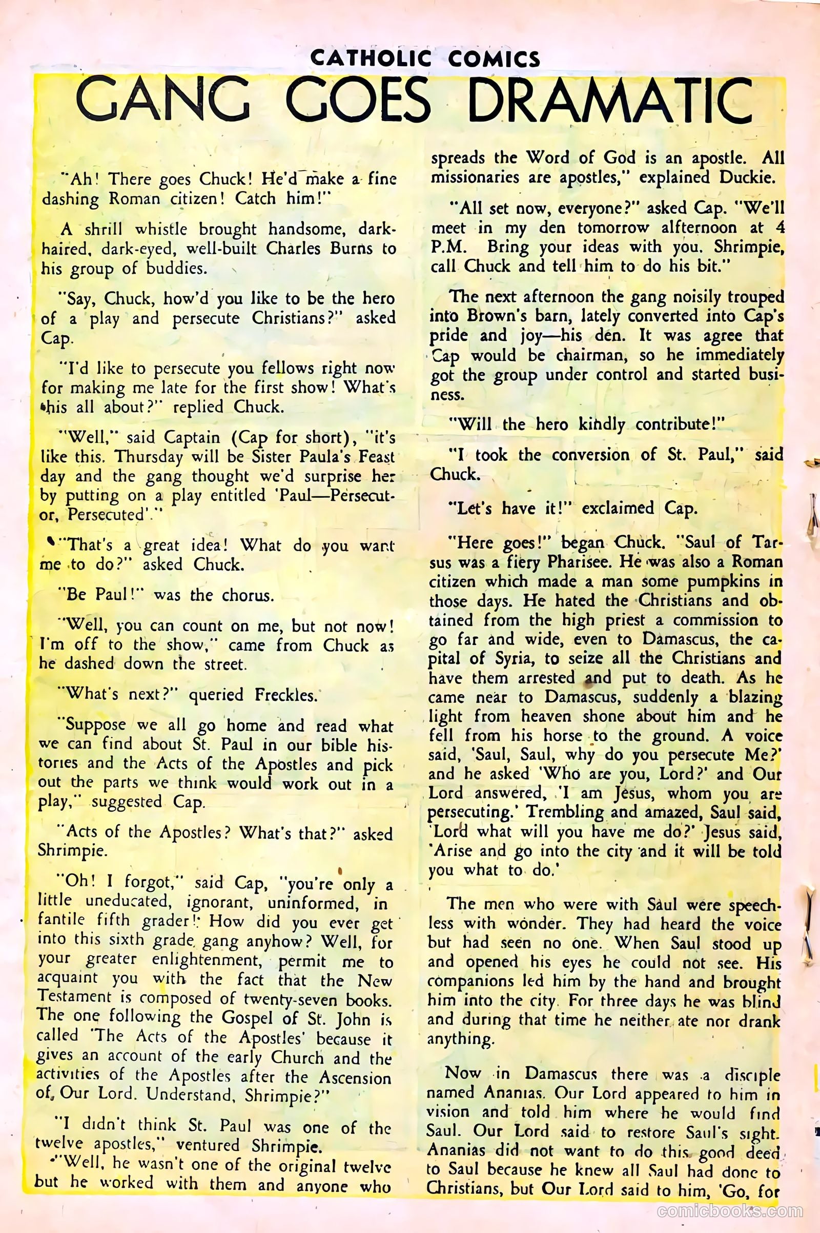 Catholic Comics #4 (1948) — page 18 of 36