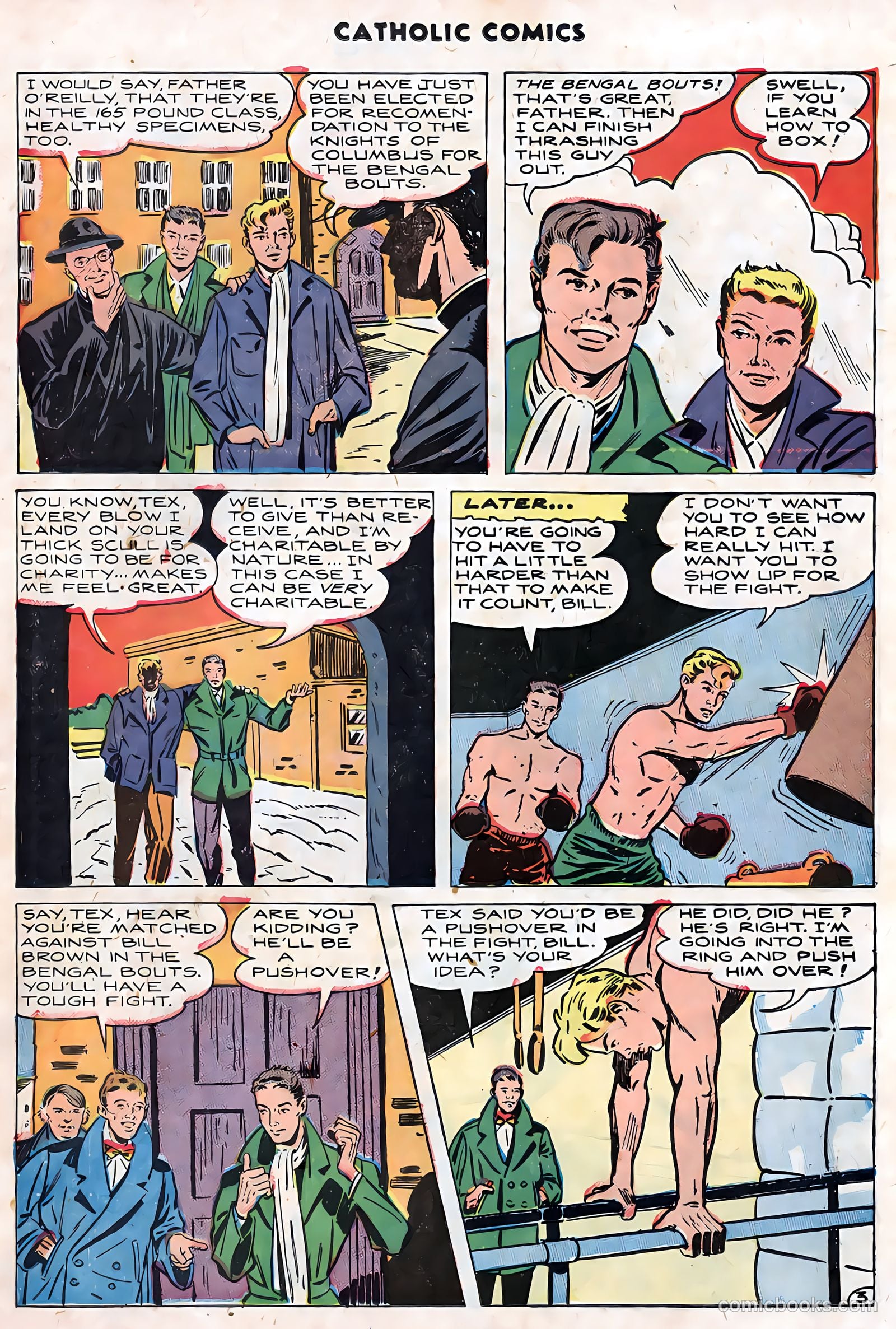 Catholic Comics #5 (1946) — page 5 of 35