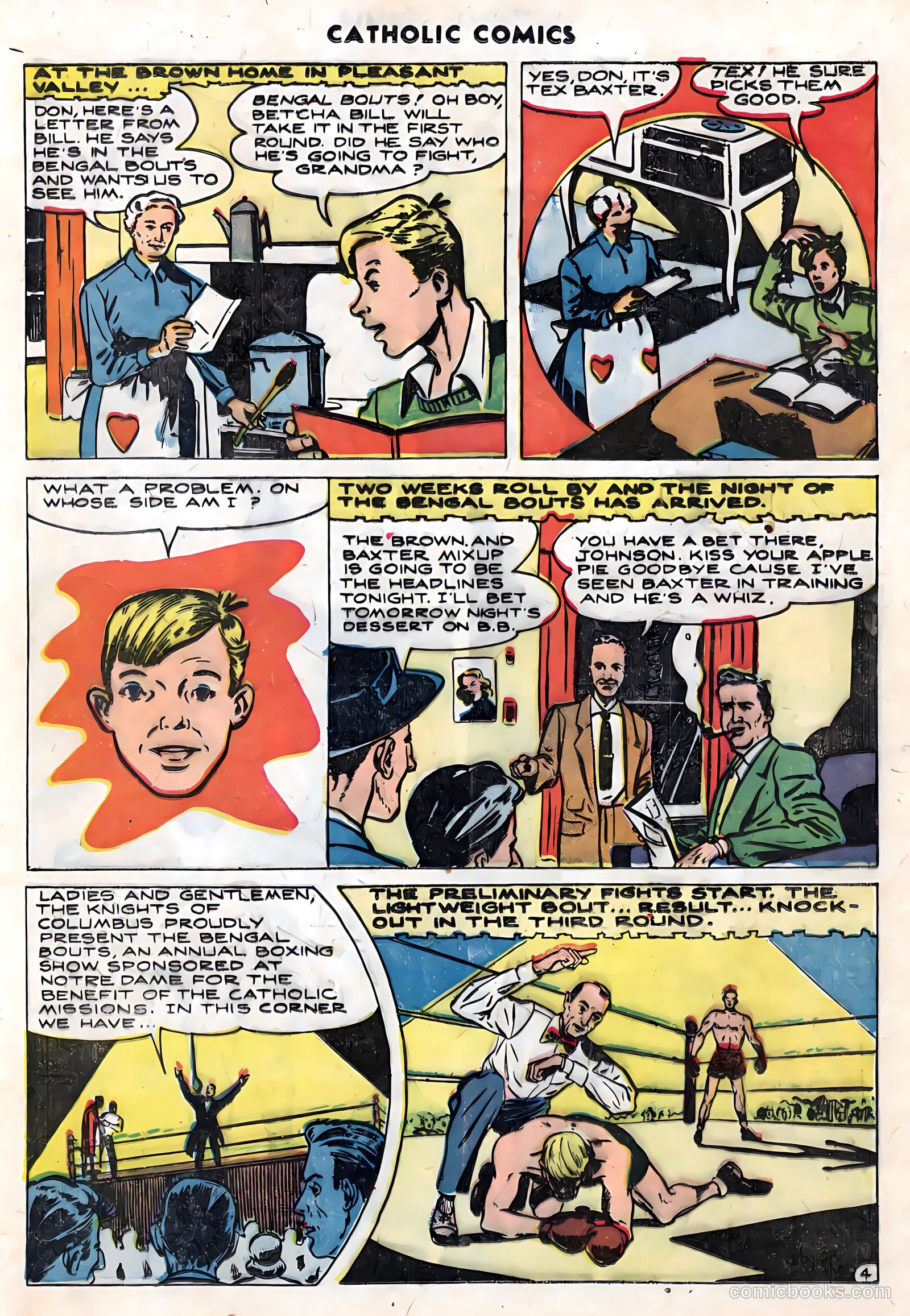 Catholic Comics #5 (1946) — page 6 of 35