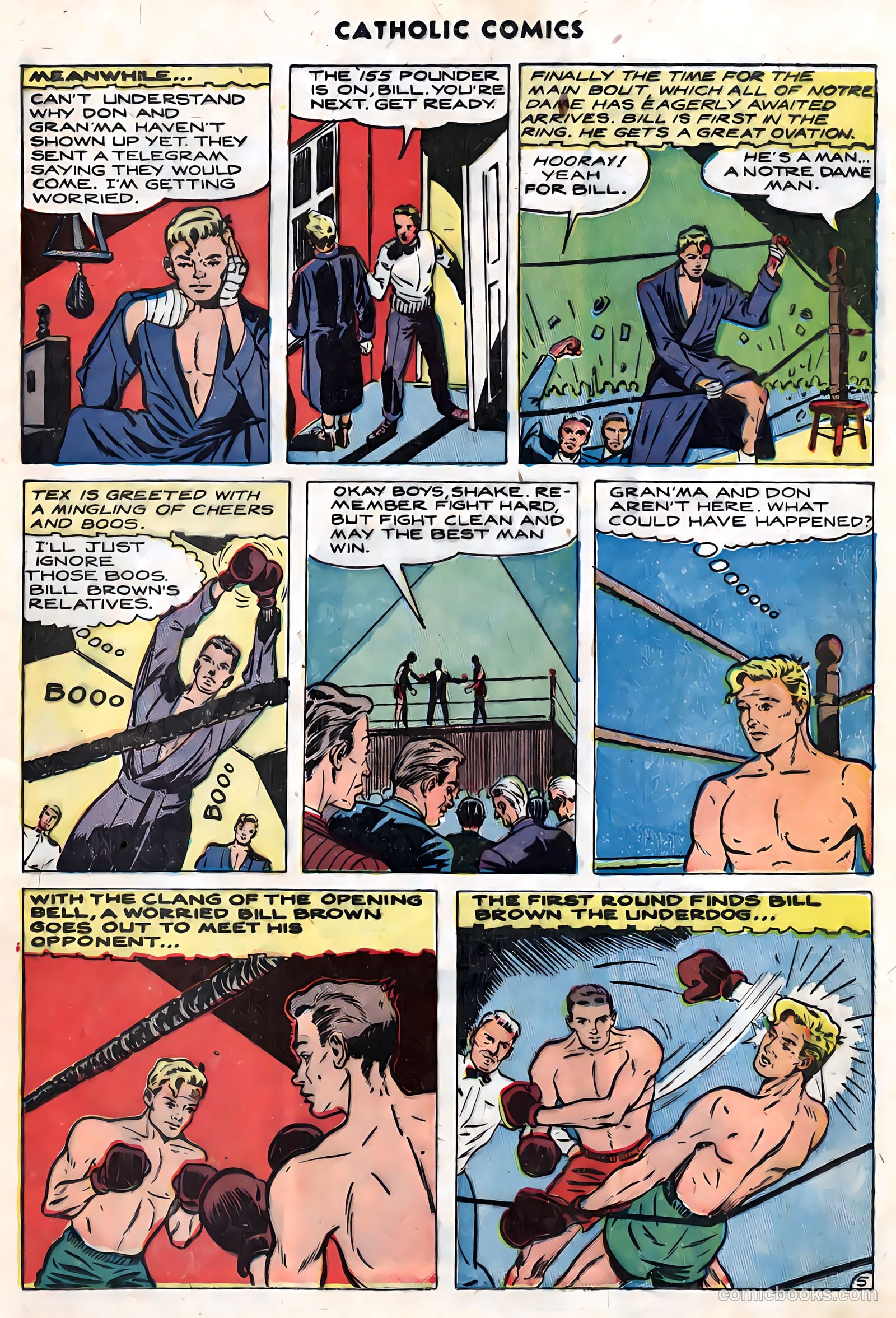 Catholic Comics #5 (1946) — page 7 of 35