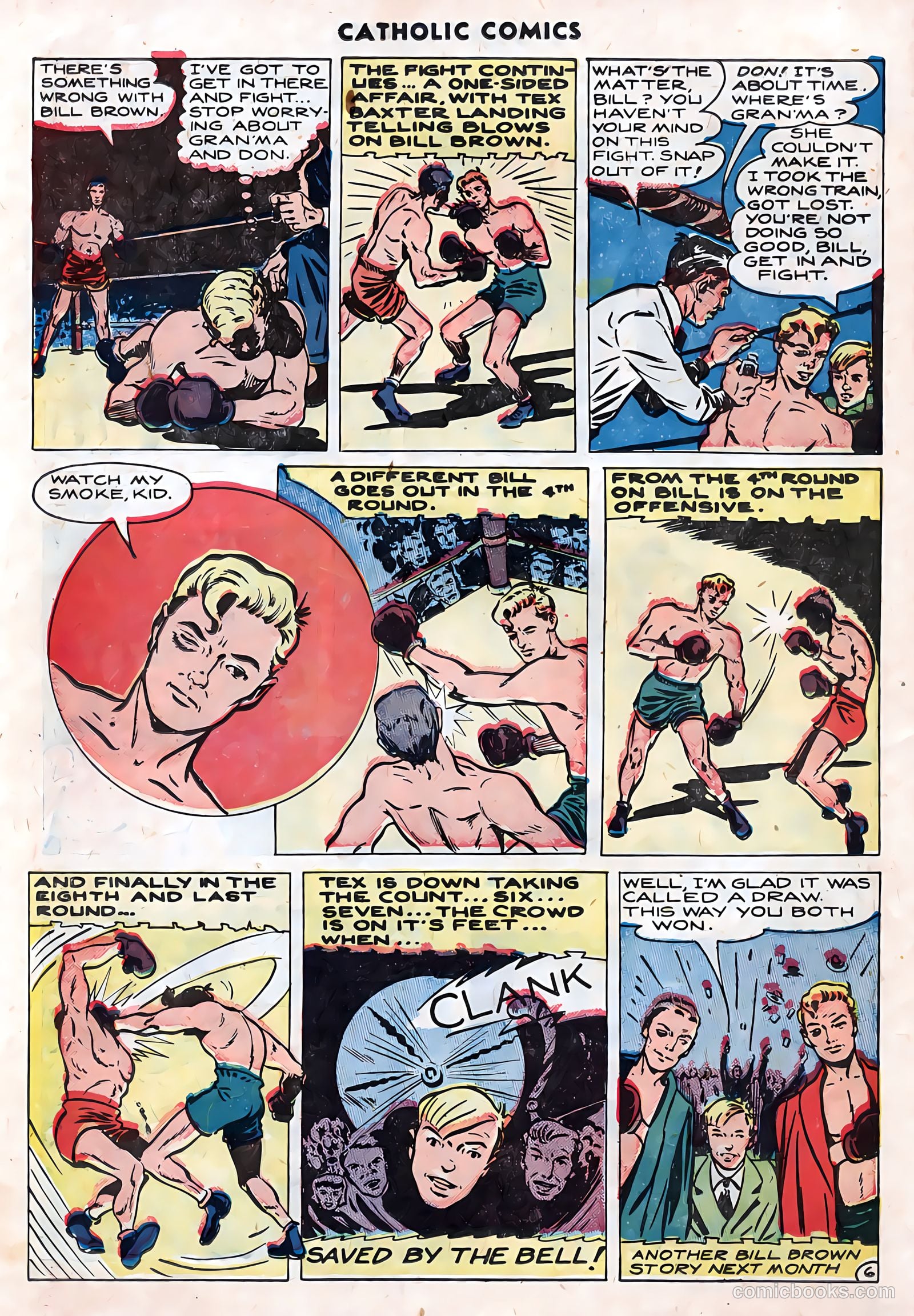 Catholic Comics #5 (1946) — page 8 of 35