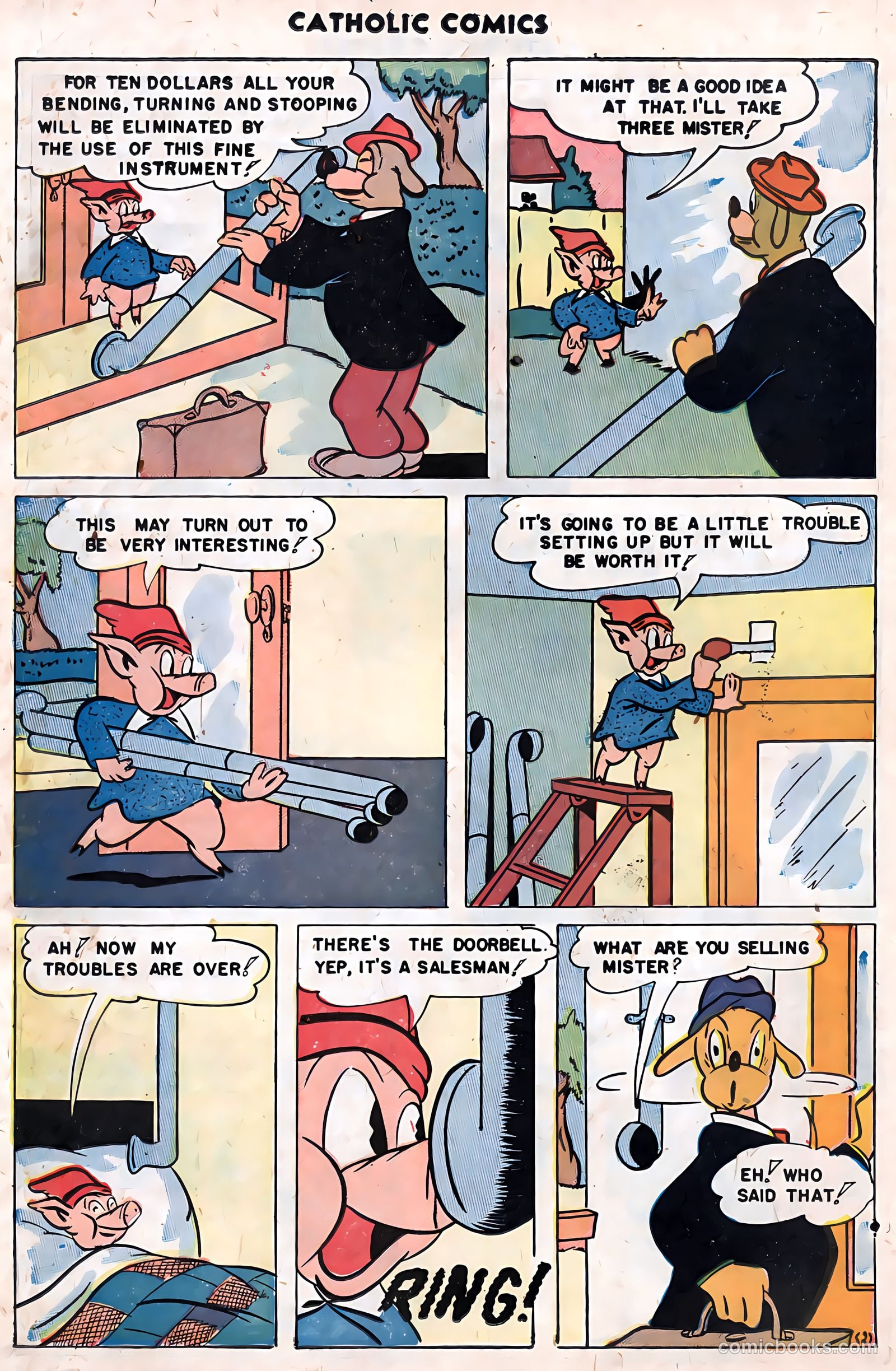 Catholic Comics #5 (1946) — page 10 of 35