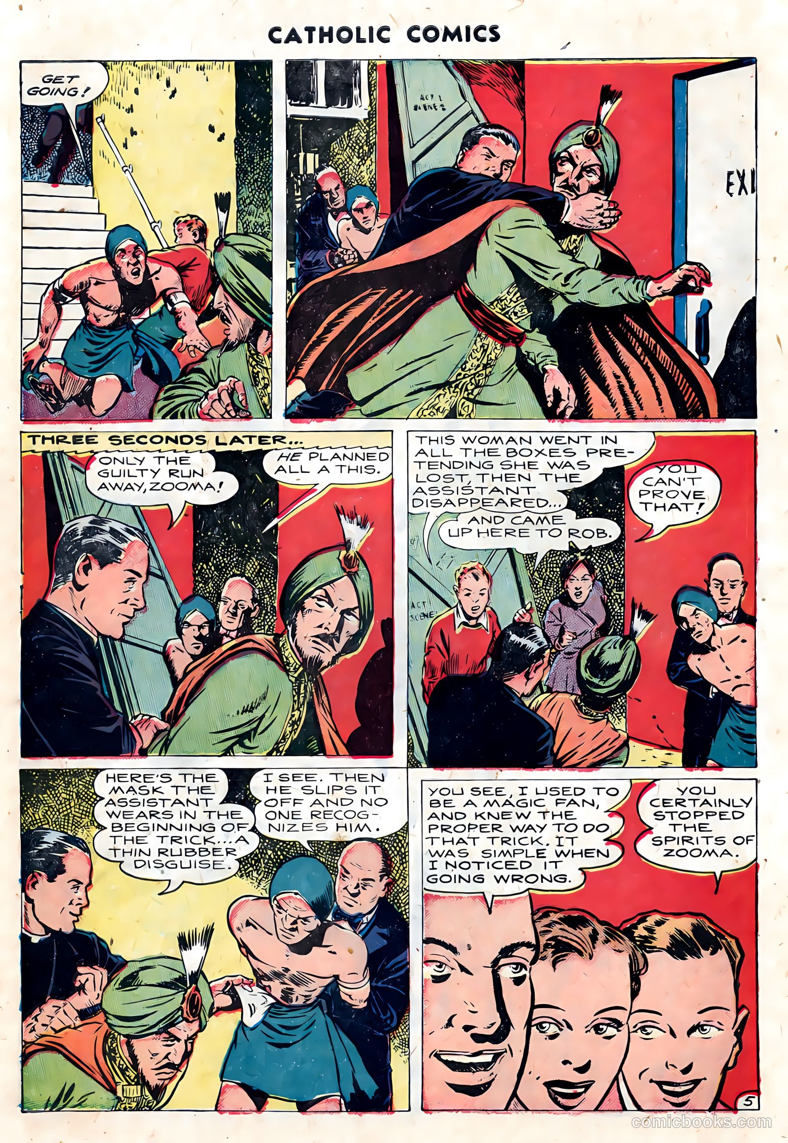 Catholic Comics #5 (1946) — page 23 of 35