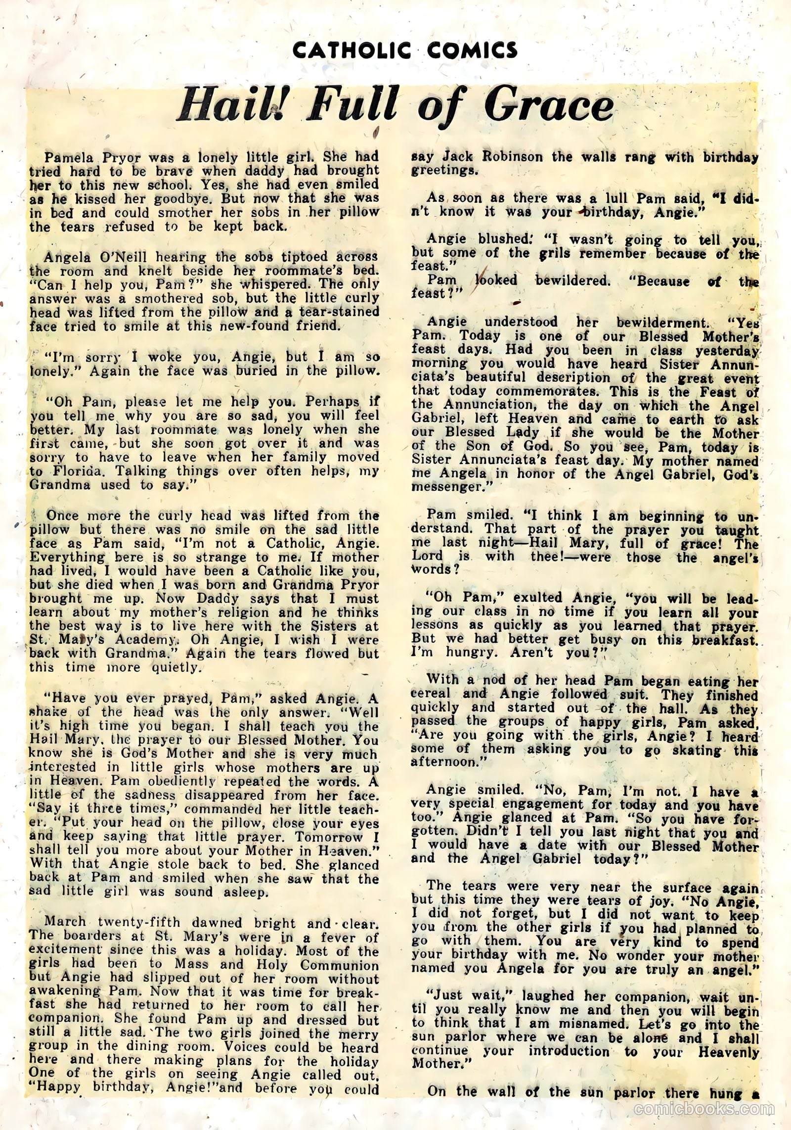 Catholic Comics #5 (1946) — page 24 of 35