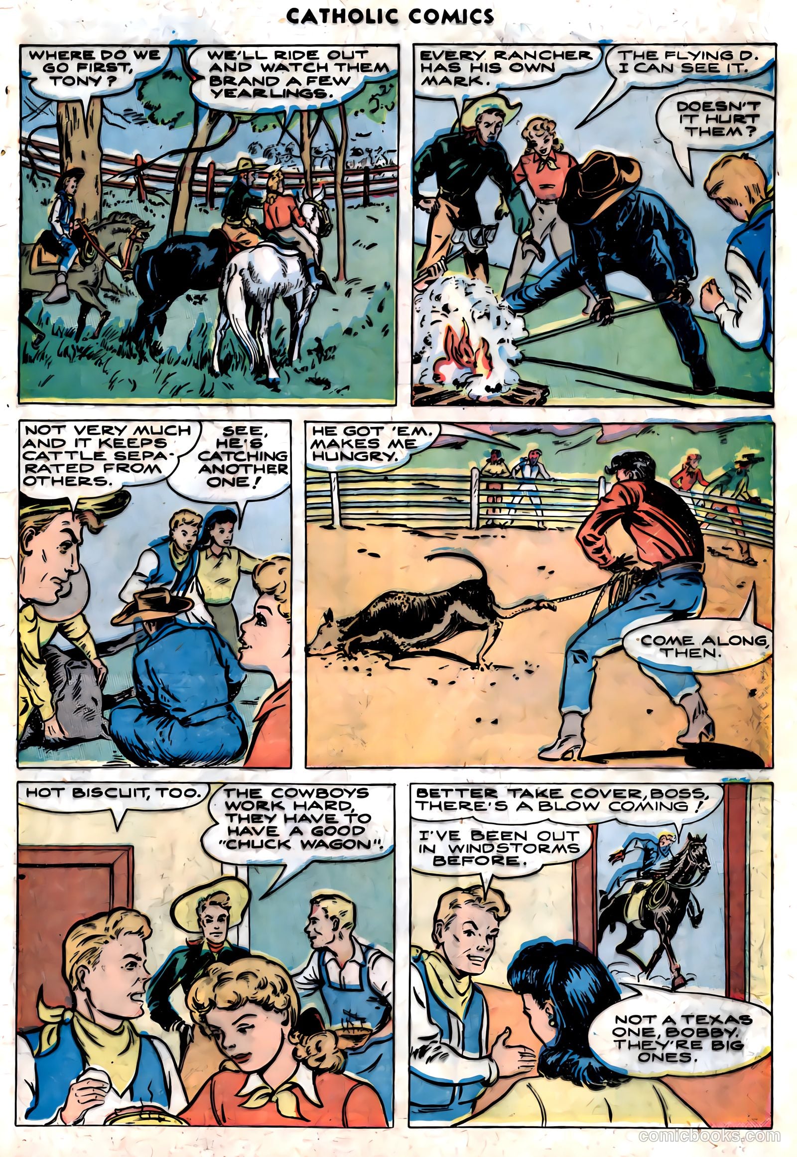 Catholic Comics #5 (1946) — page 32 of 35