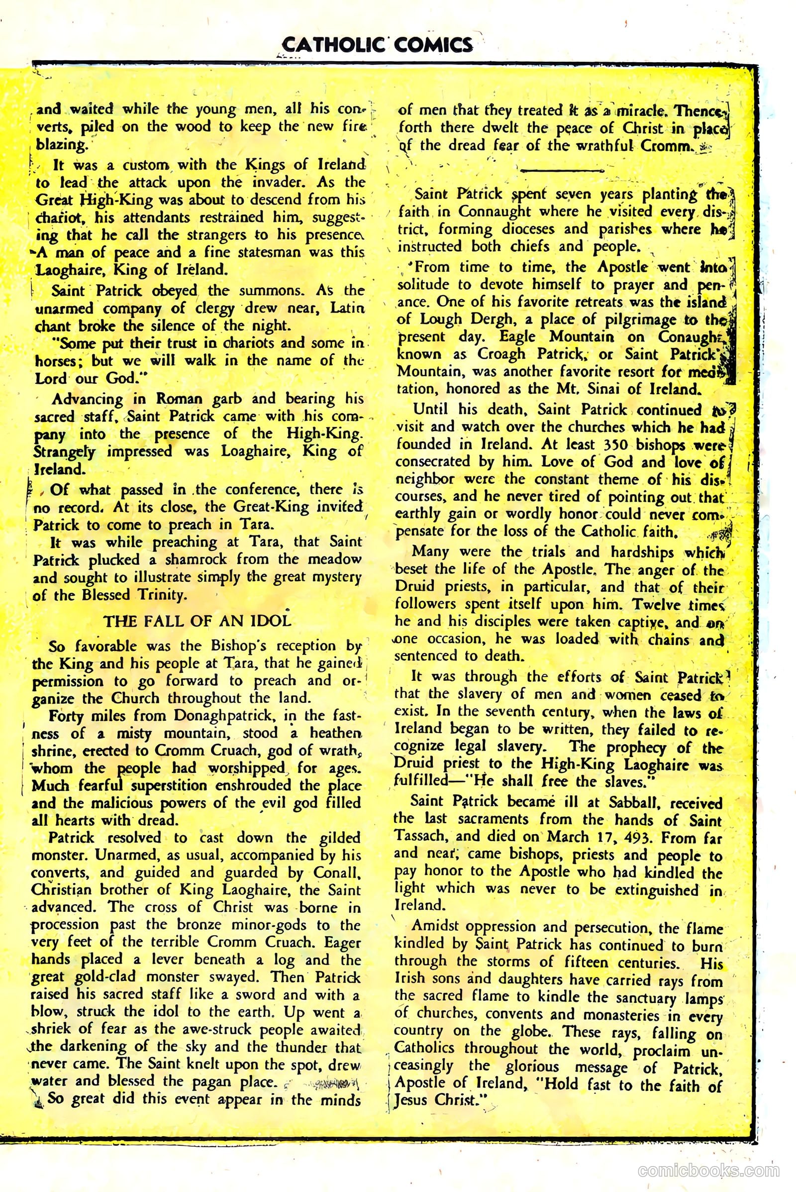 Catholic Comics #6 (1949) — page 19 of 36