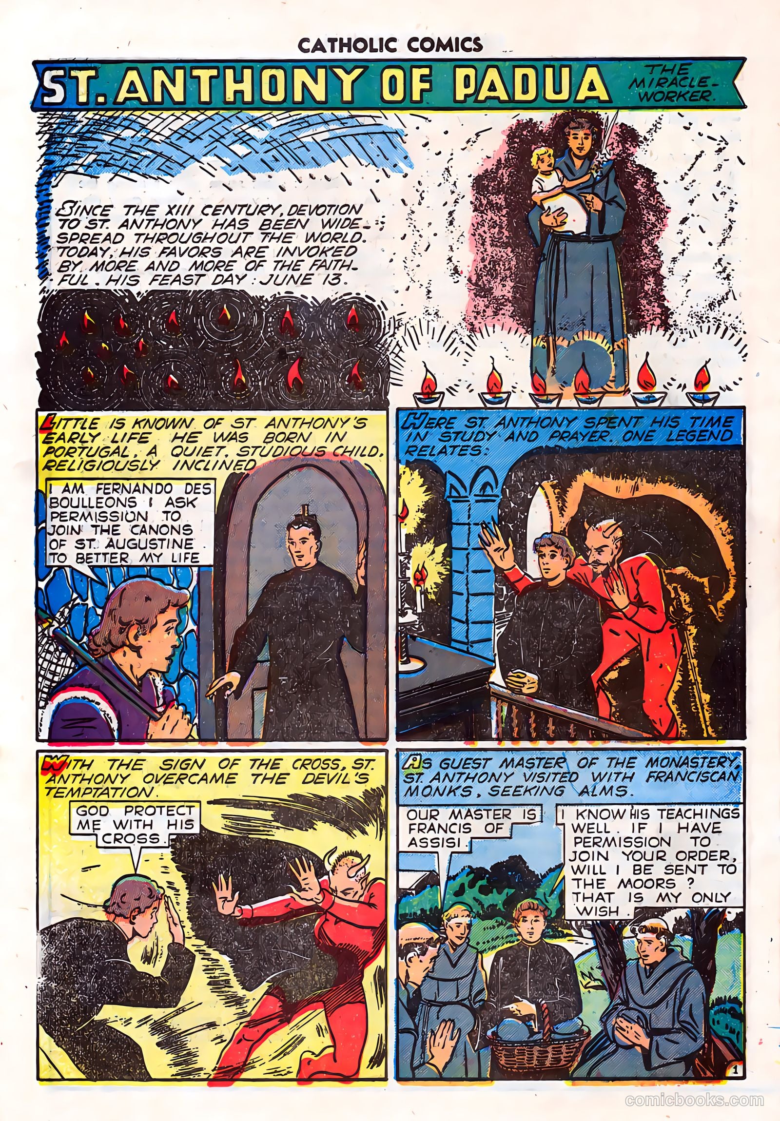 Catholic Comics #6 (1949) — page 20 of 36
