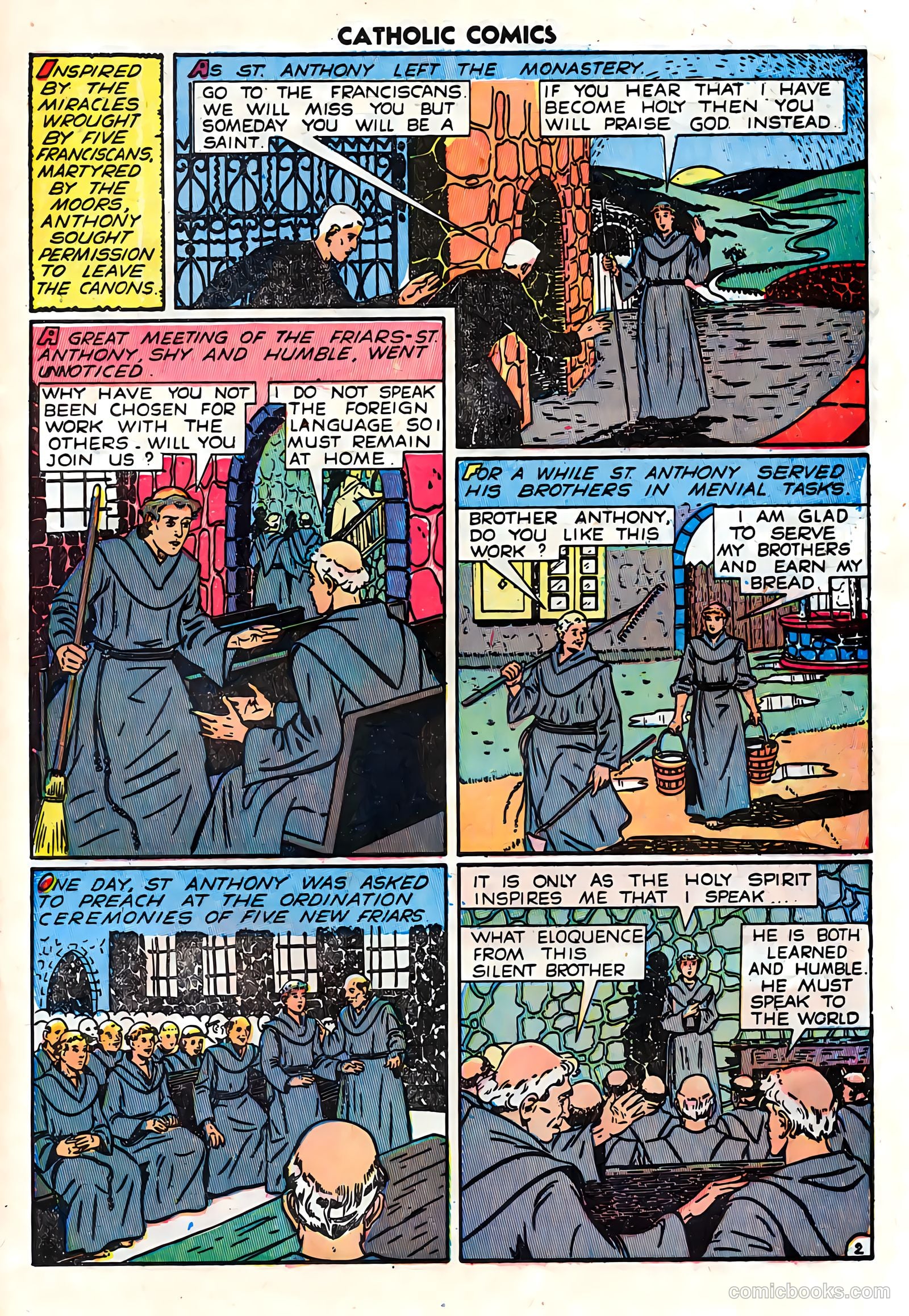 Catholic Comics #6 (1949) — page 21 of 36