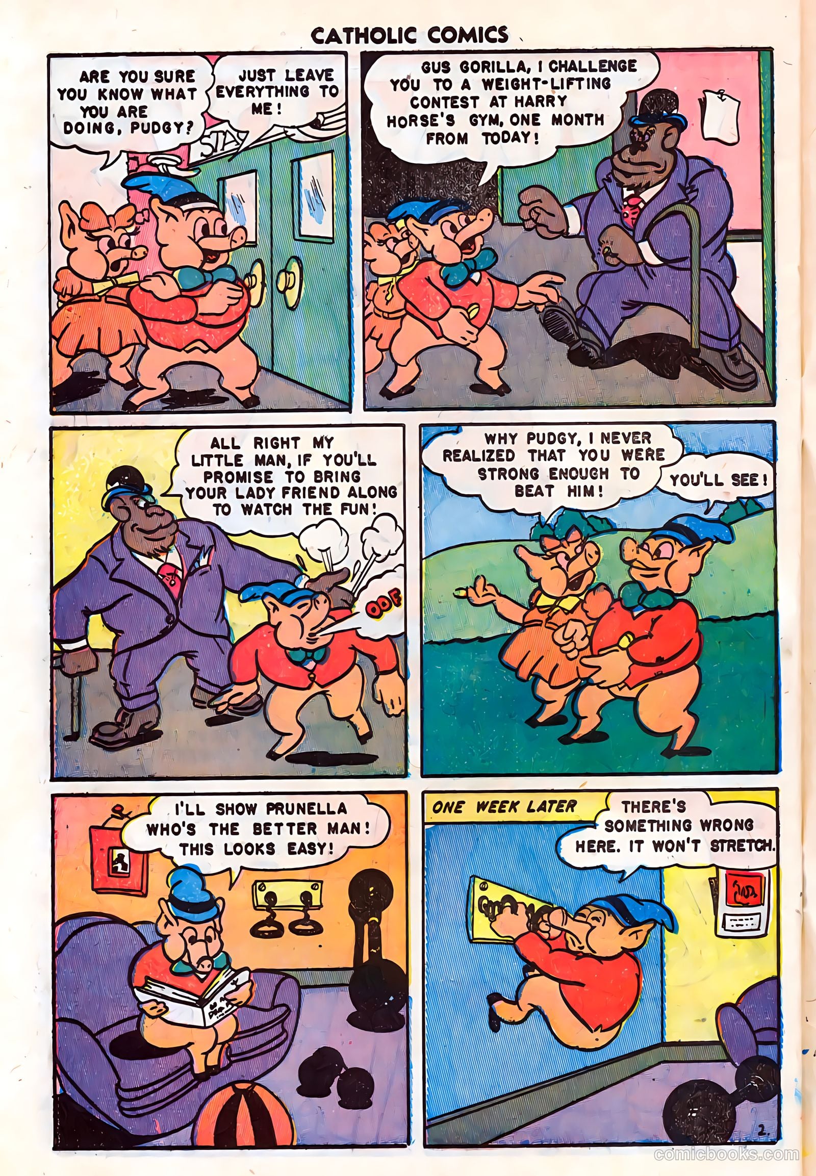 Catholic Comics #6 (1949) — page 32 of 36