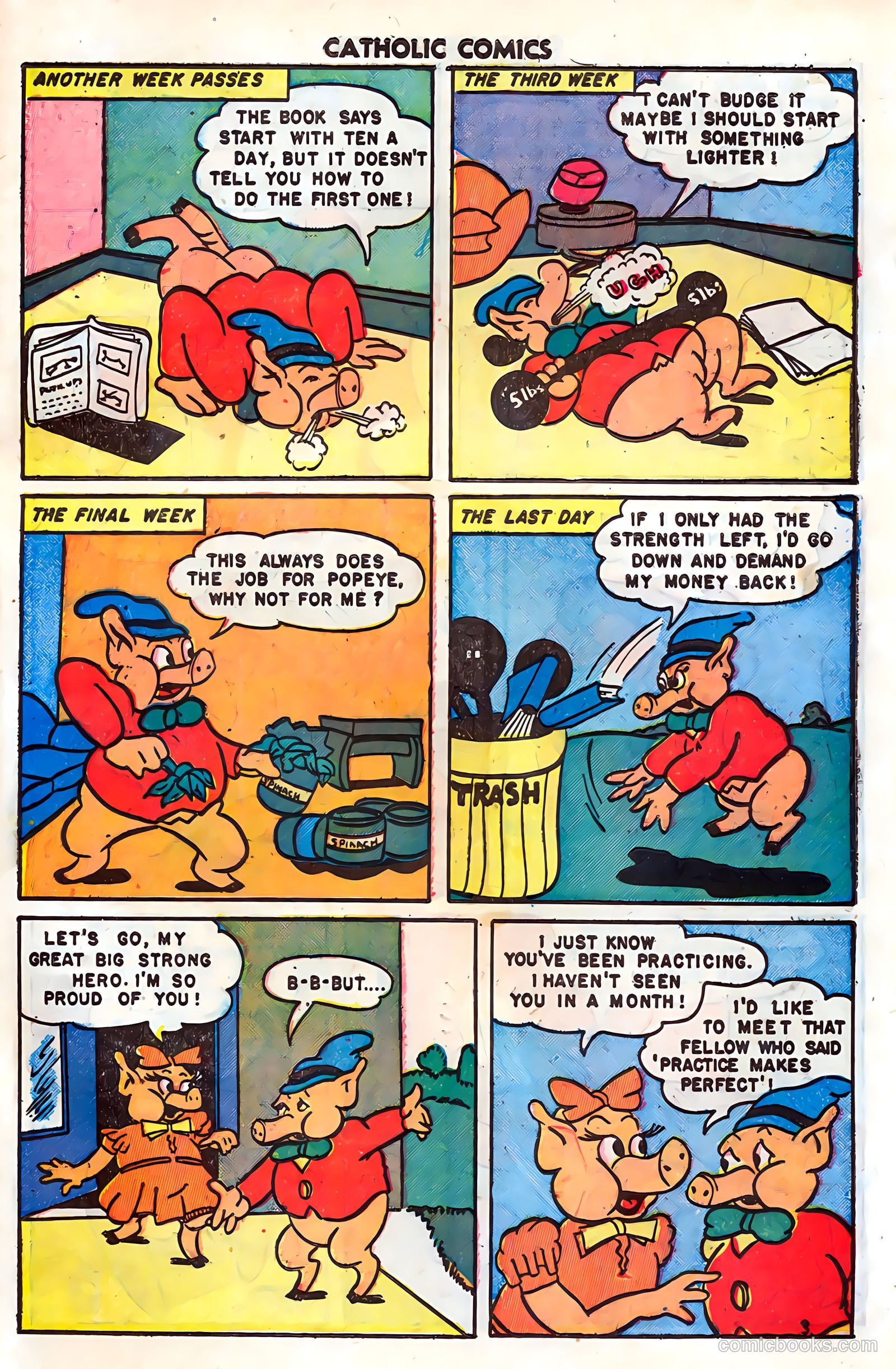 Catholic Comics #6 (1949) — page 33 of 36