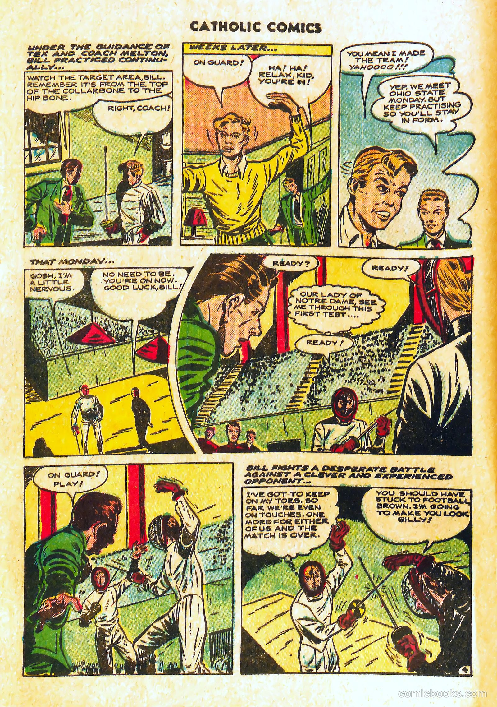 Catholic Comics #7 (1946) — page 6 of 35