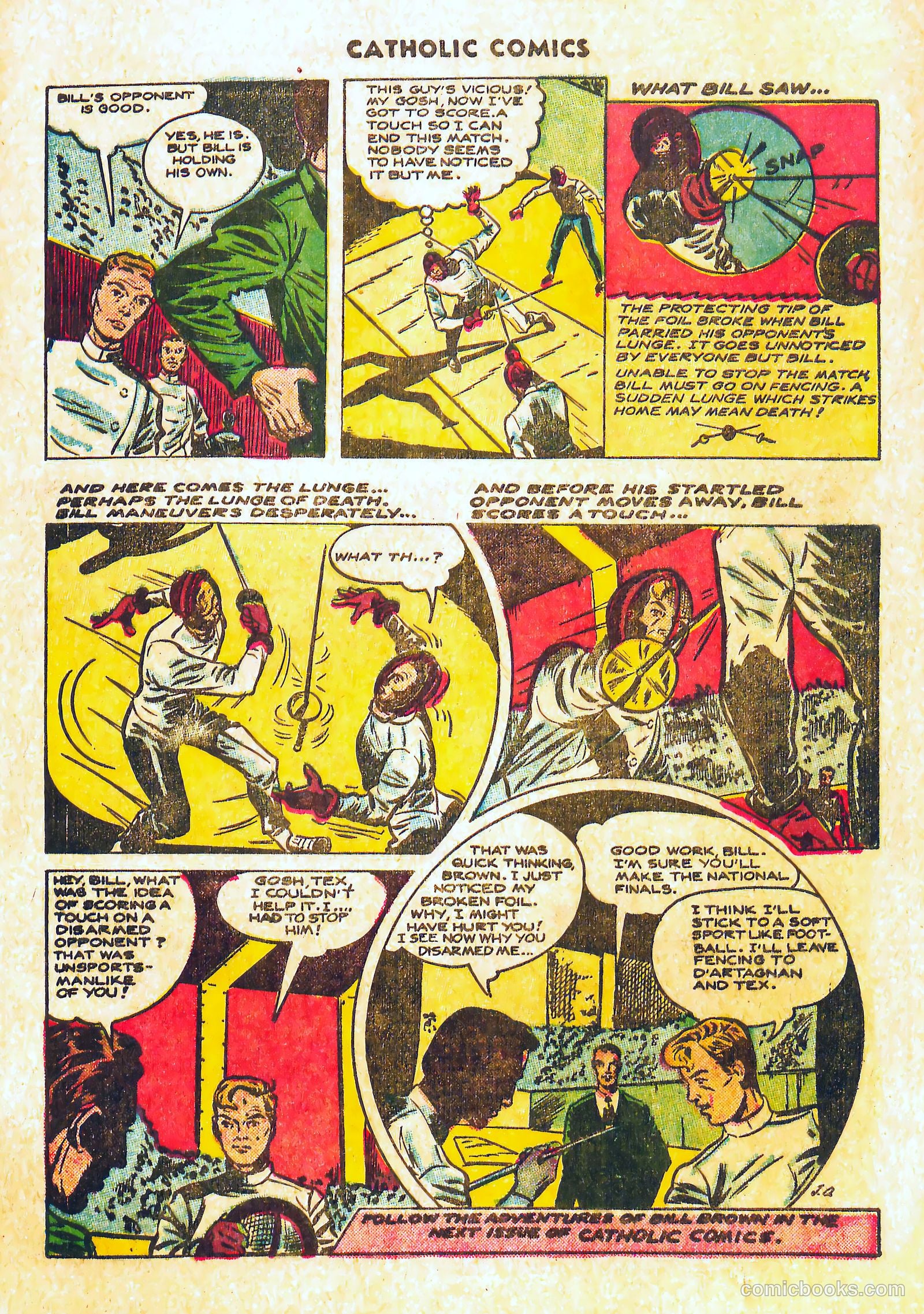 Catholic Comics #7 (1946) — page 7 of 35
