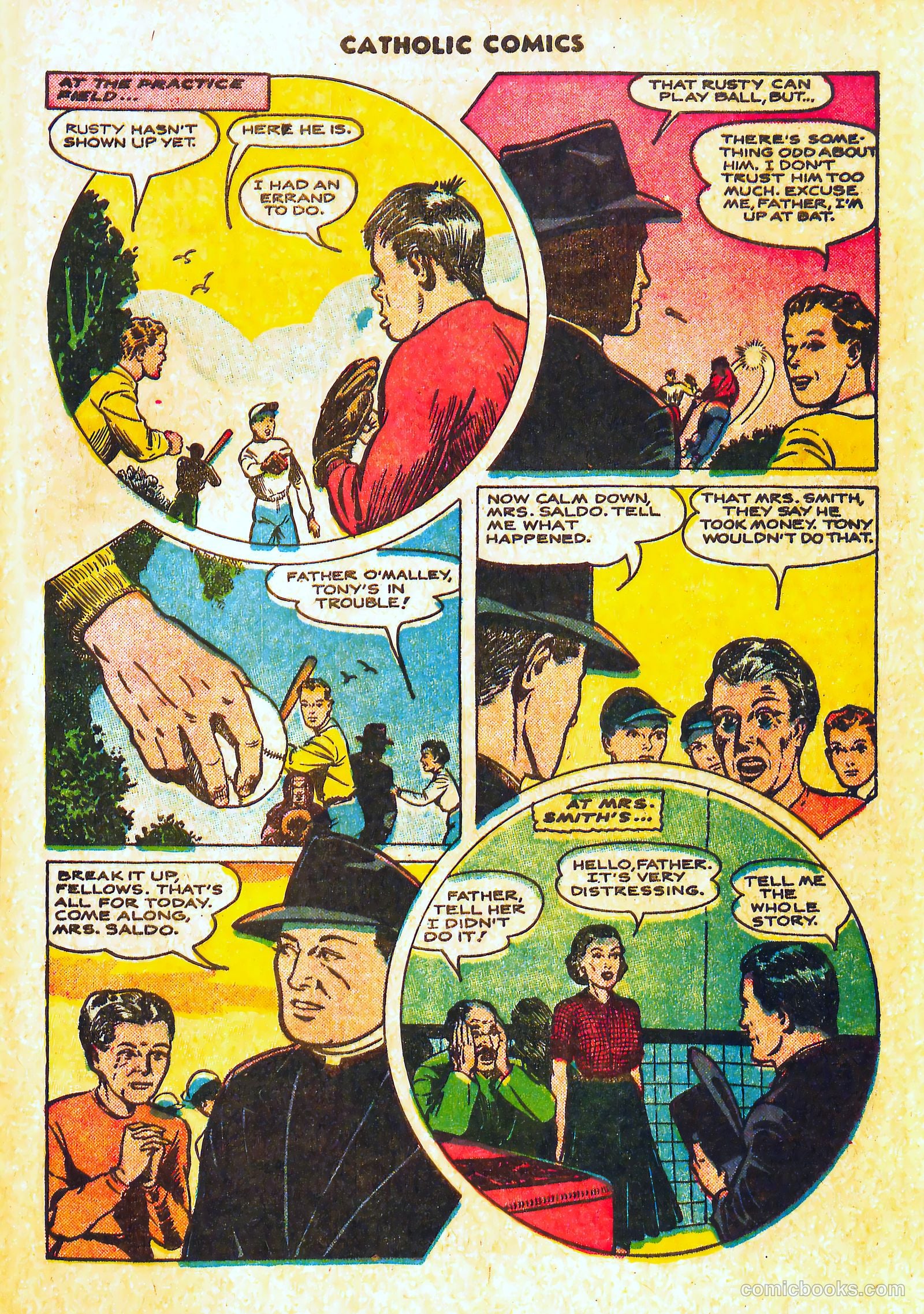 Catholic Comics #7 (1946) — page 22 of 35