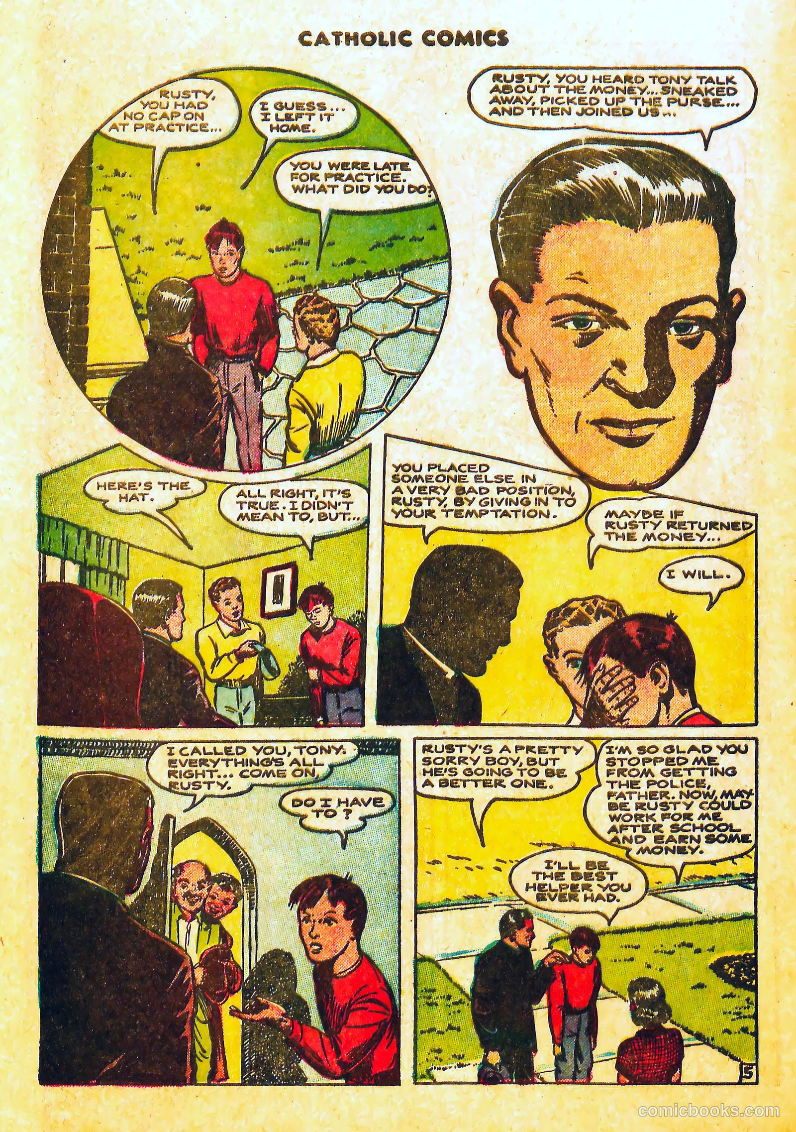 Catholic Comics #7 (1946) — page 25 of 35
