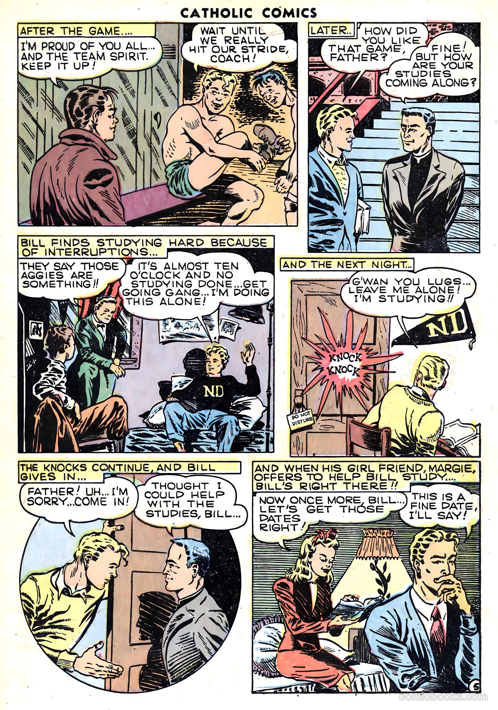 Catholic Comics #8 (1949) — page 7 of 53