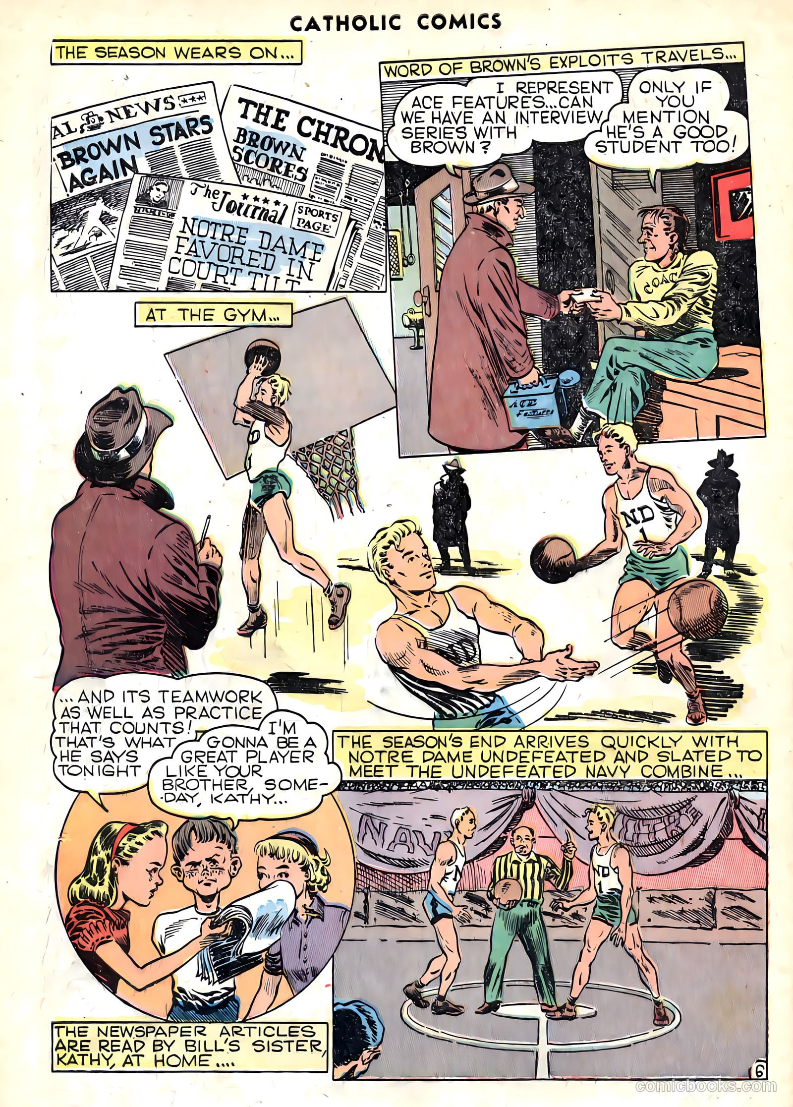 Catholic Comics #8 (1949) — page 8 of 53