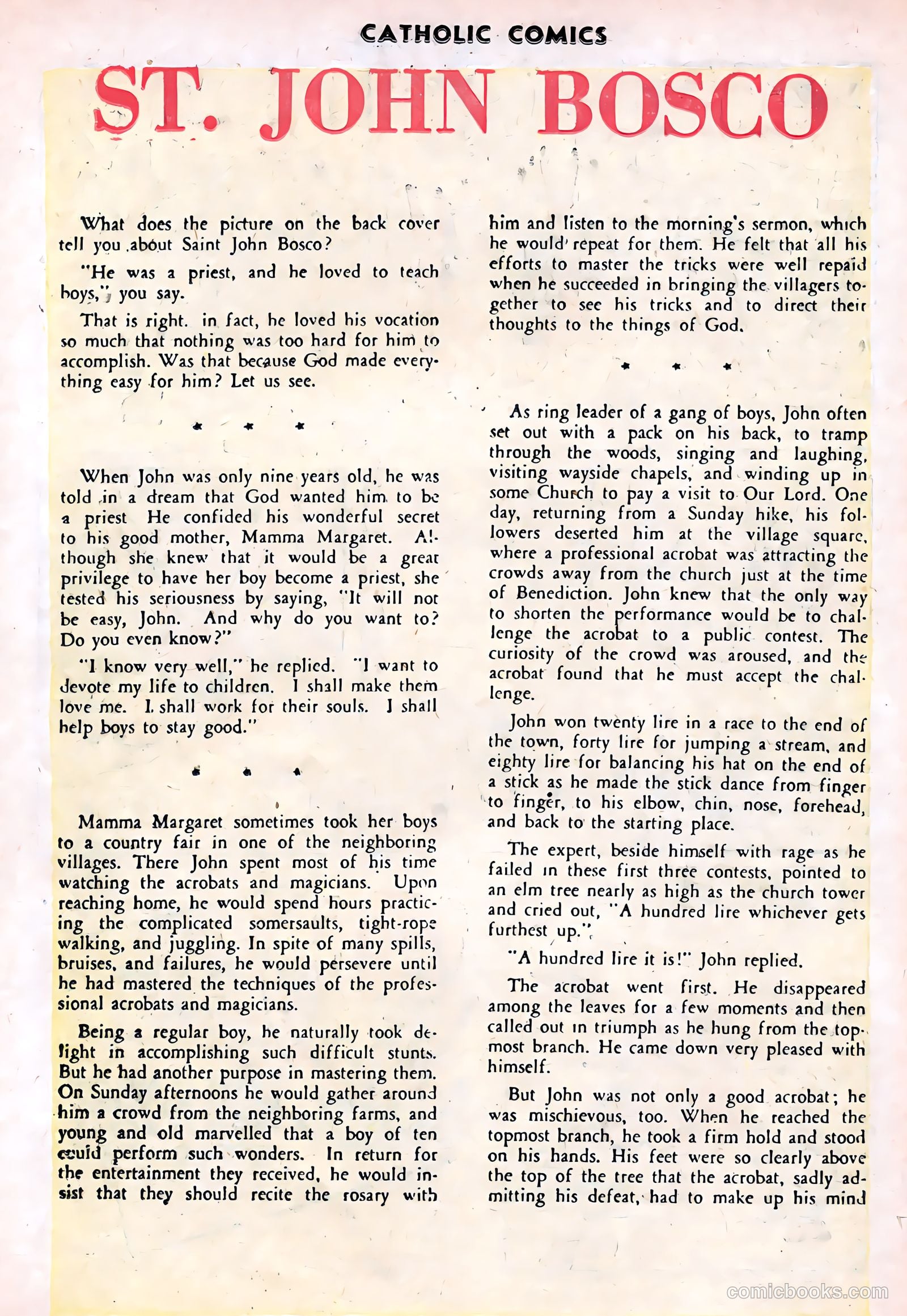 Catholic Comics #8 (1949) — page 26 of 53