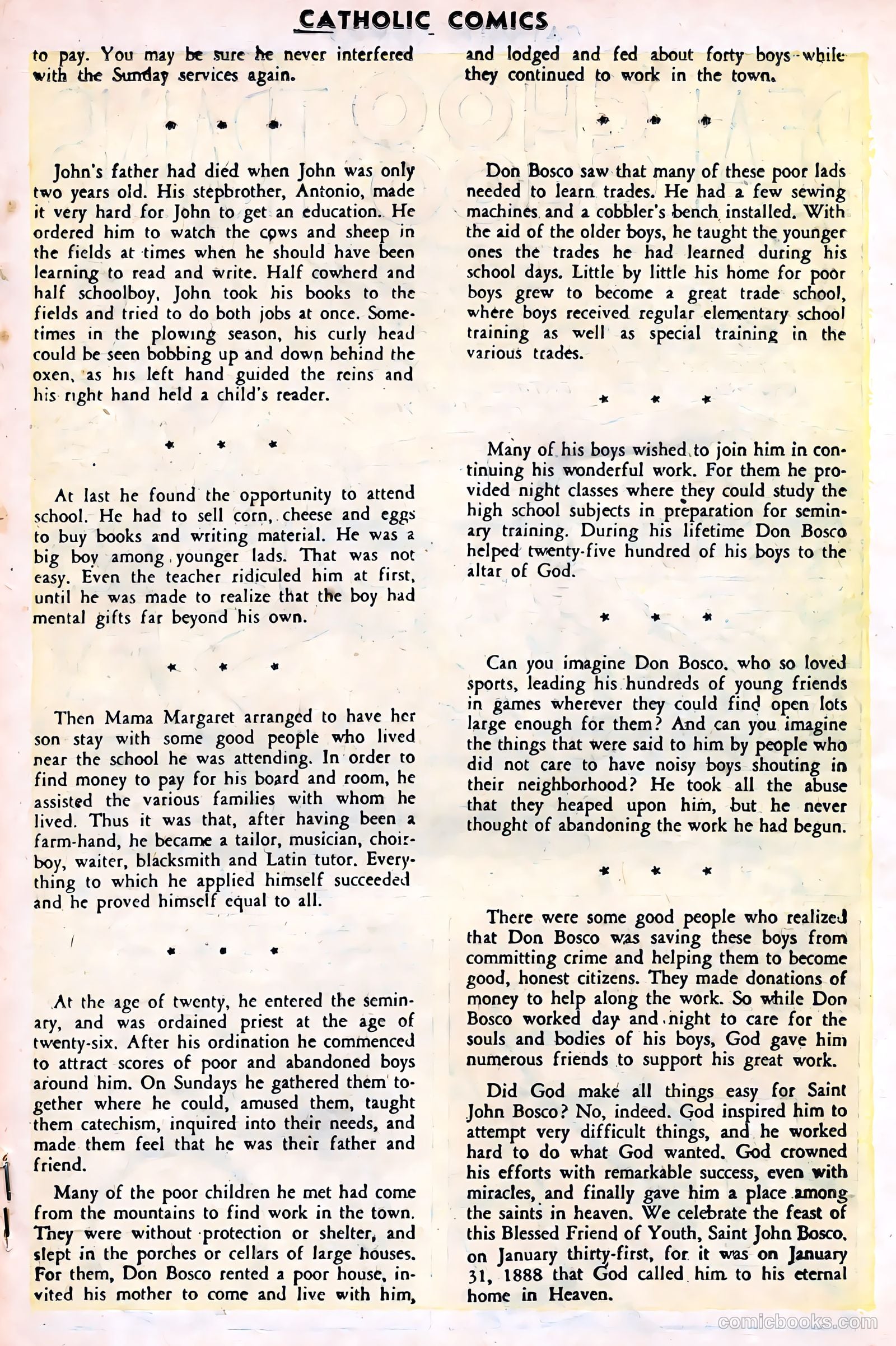 Catholic Comics #8 (1949) — page 27 of 53