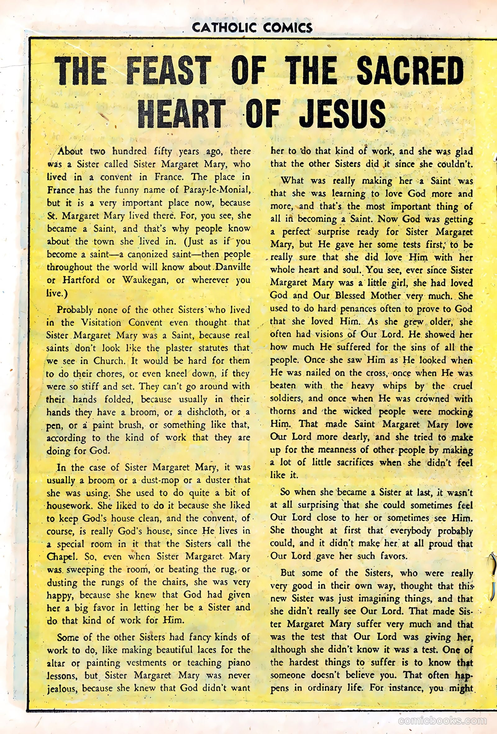 Catholic Comics #9 (1948) — page 18 of 36