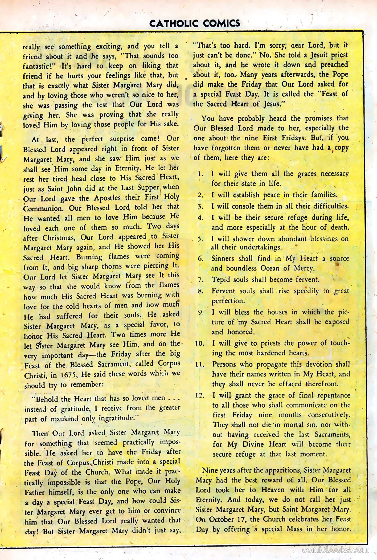 Catholic Comics #9 (1948) — page 19 of 36