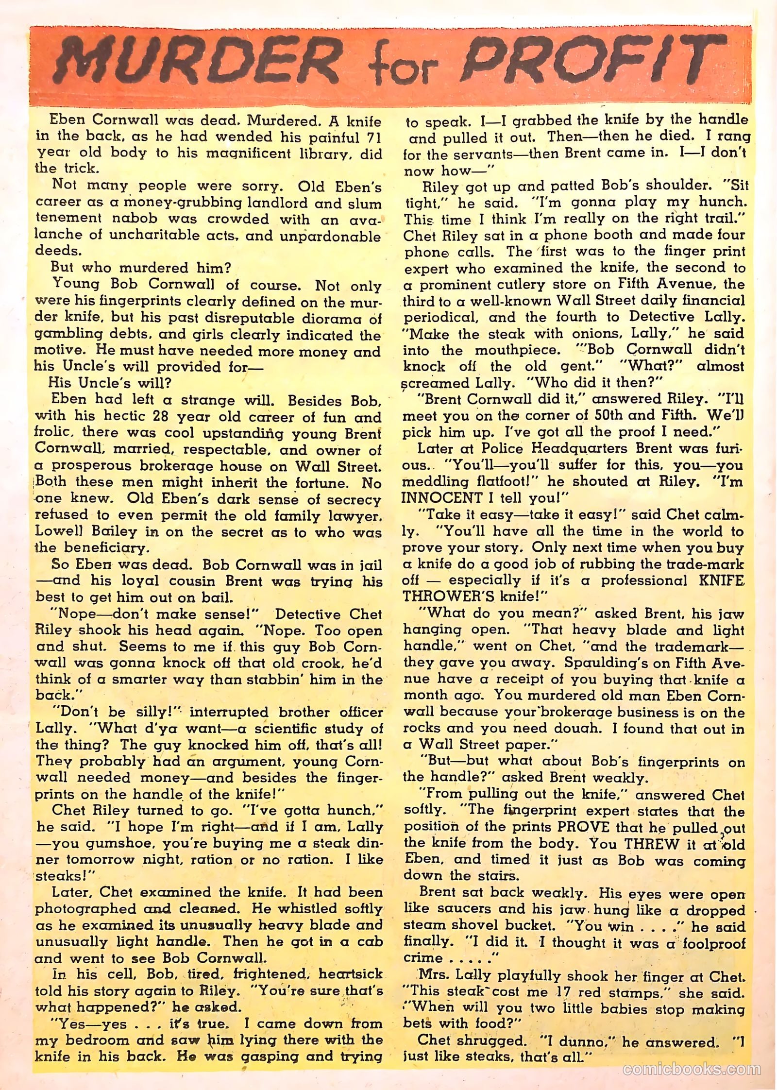 Catman #21 (1961) — page 40 of 60