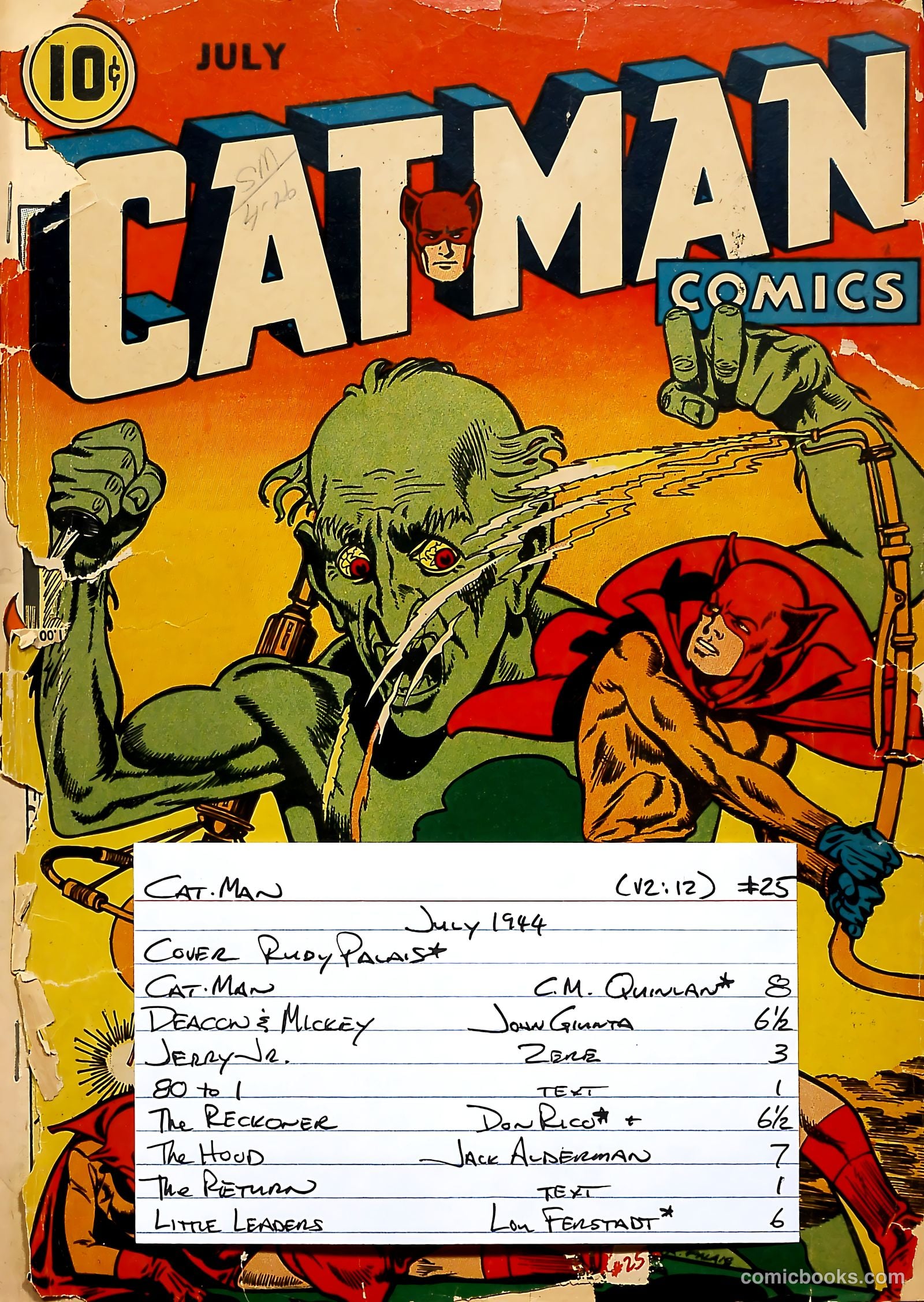 Catman #25 (1944) — page 54 of 55