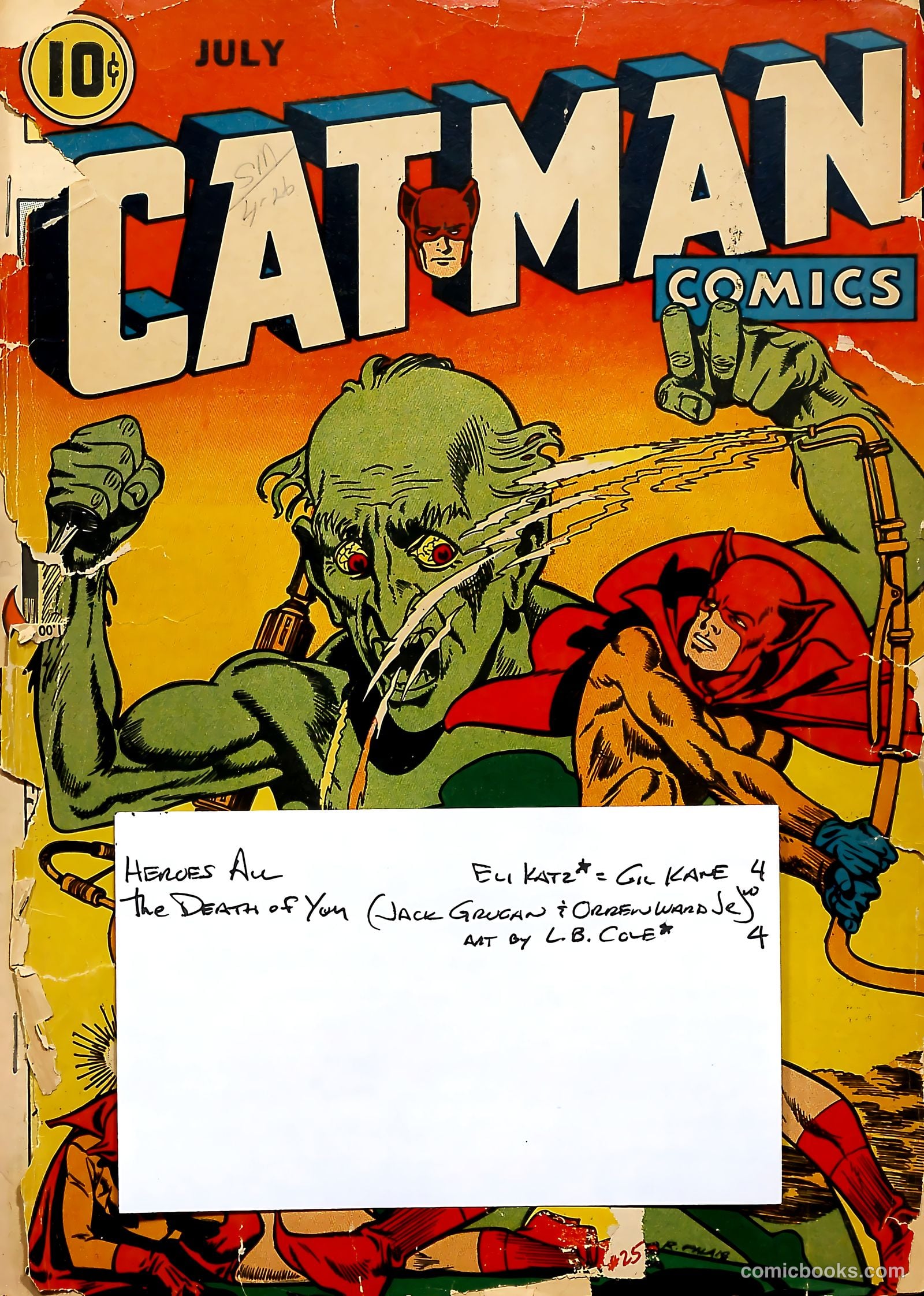Catman #25 (1944) — page 55 of 55