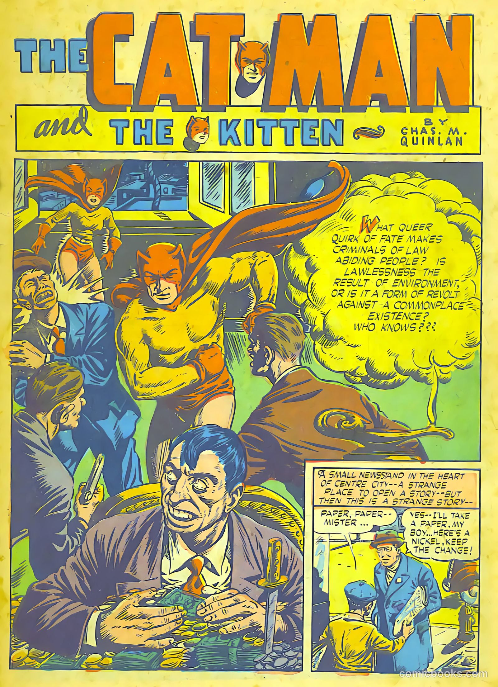 Cat-Man Comics #26 (1941) — page 3 of 53