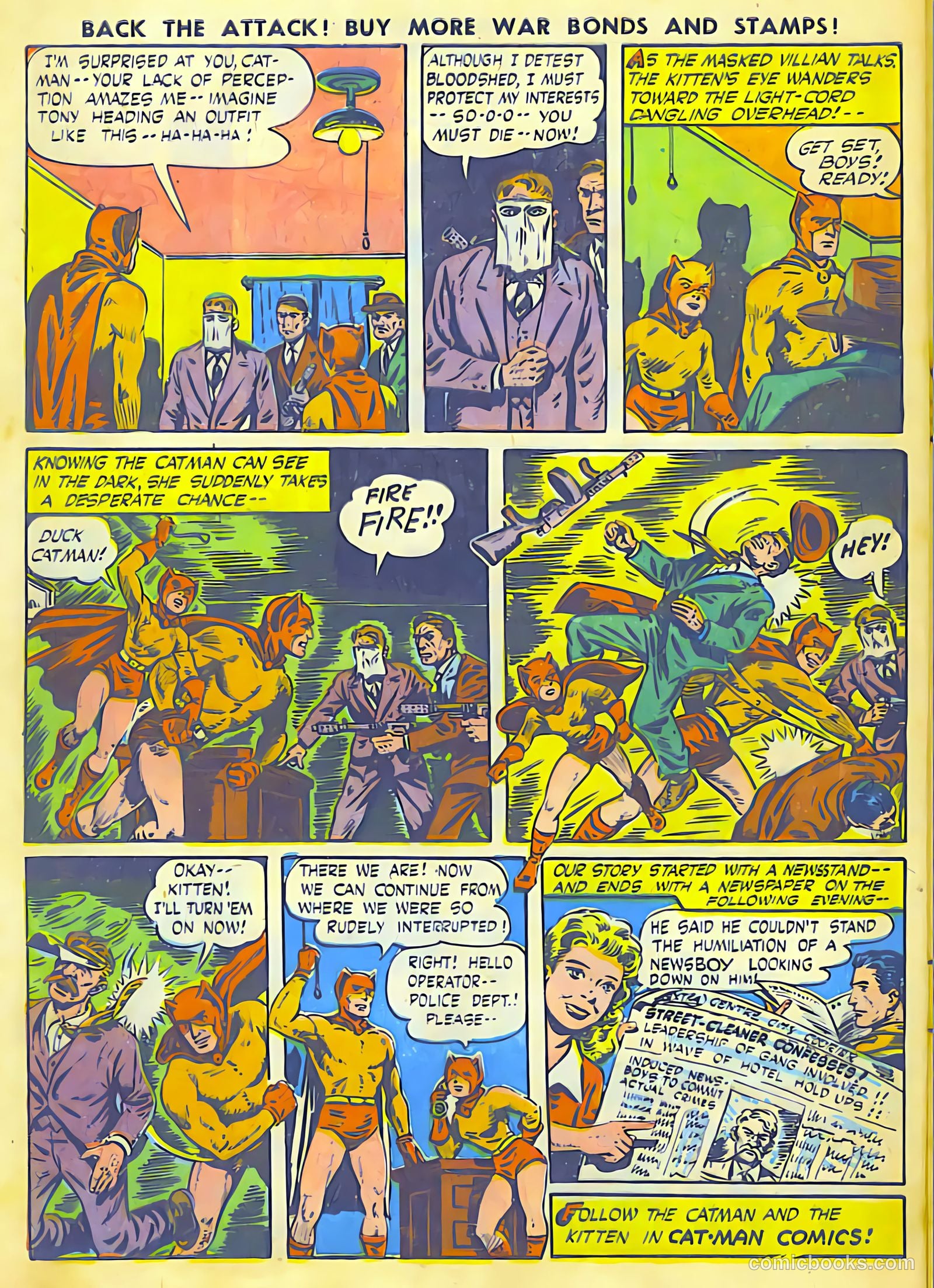 Cat-Man Comics #26 (1941) — page 10 of 53