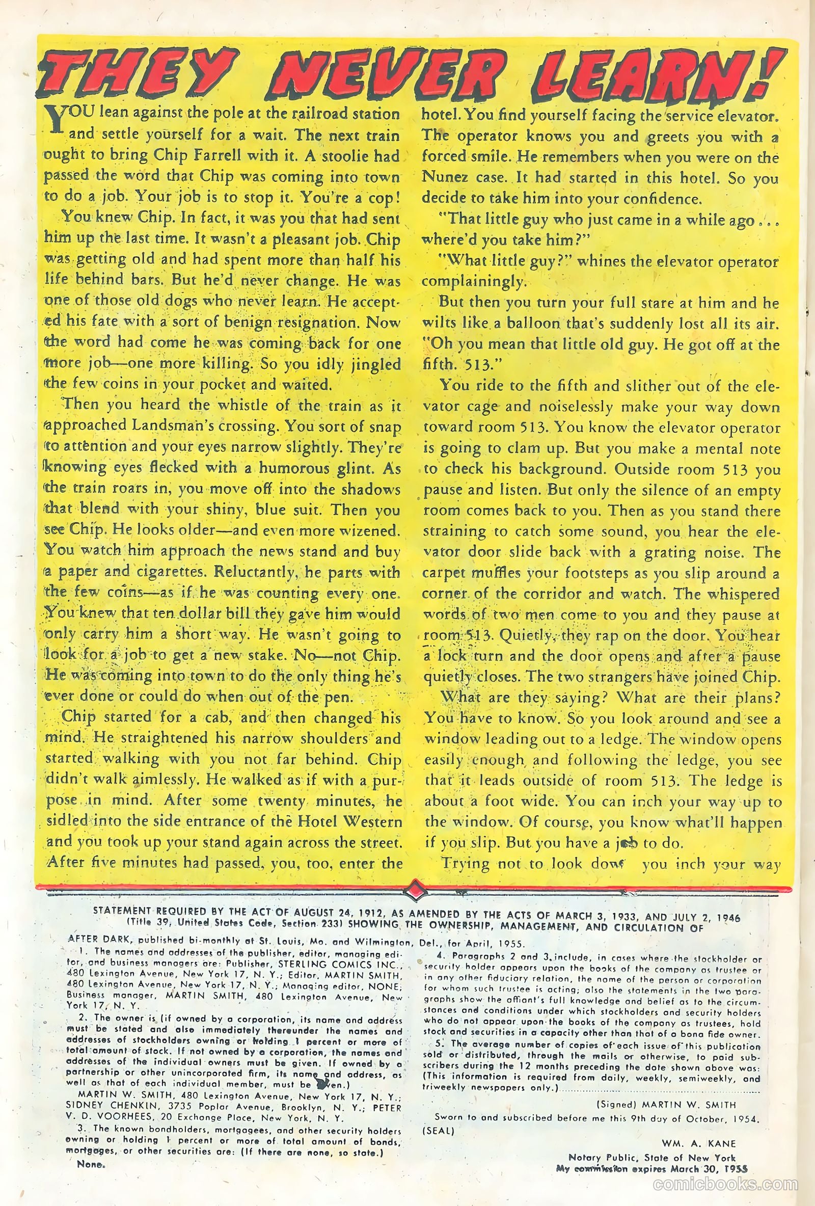 After Dark #6 (1955) — page 24 of 36