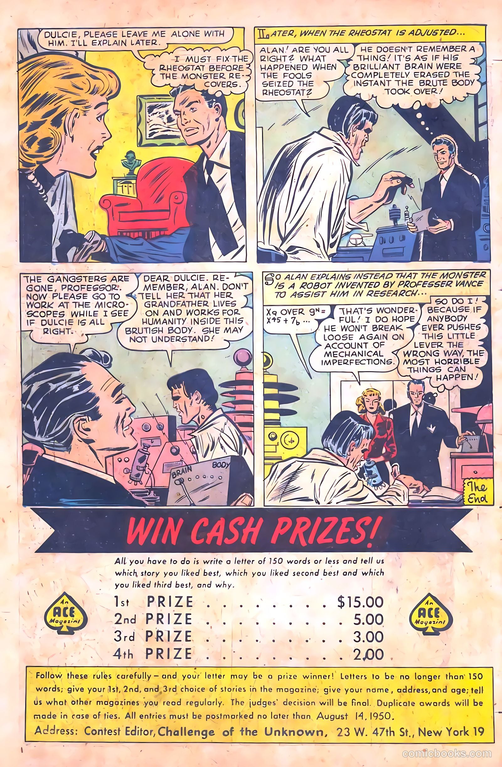 Challenge of the Unknown #6 (1950) — page 34 of 36