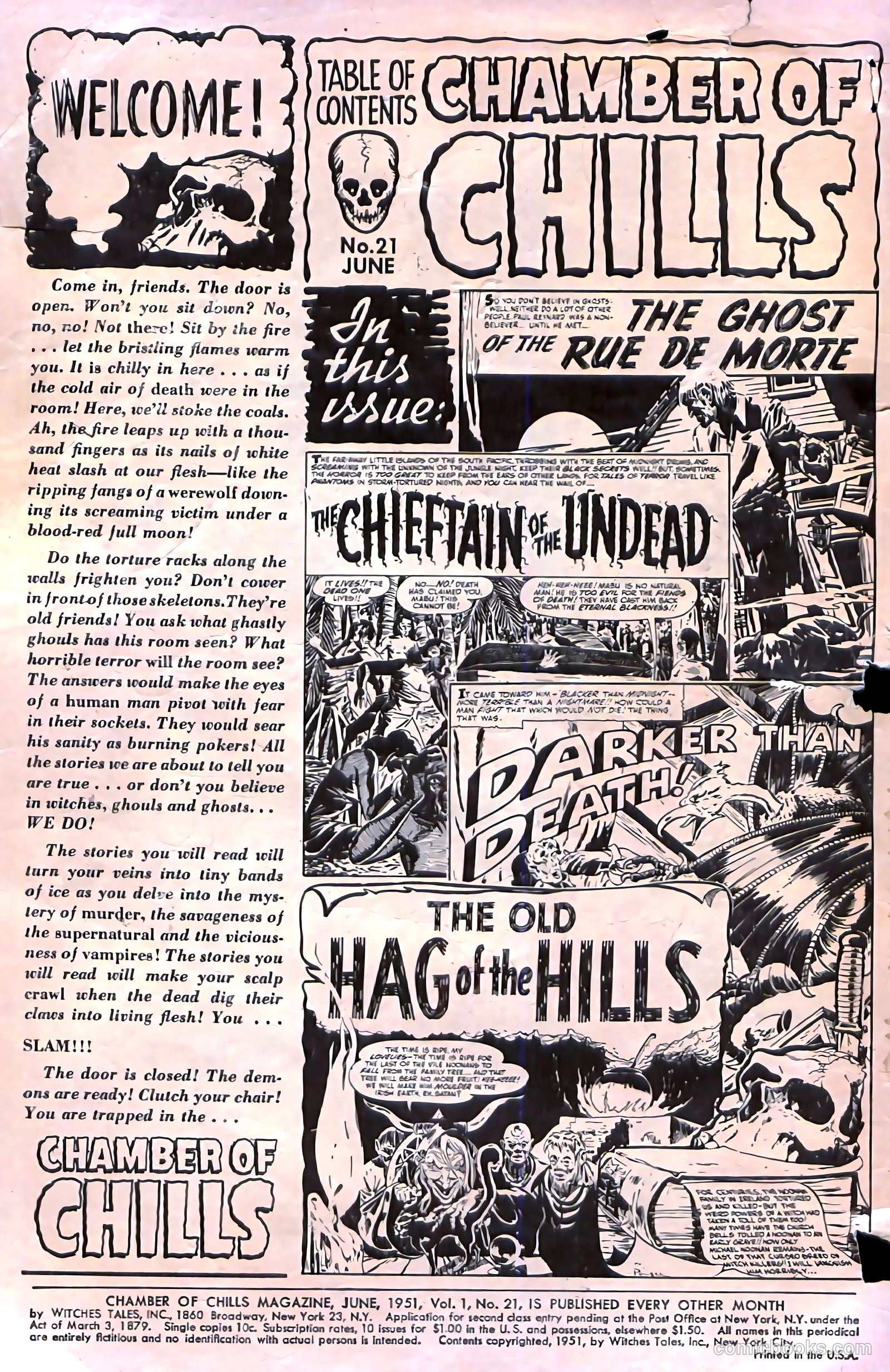 Chamber of Chills #1 (1977) — page 2 of 39