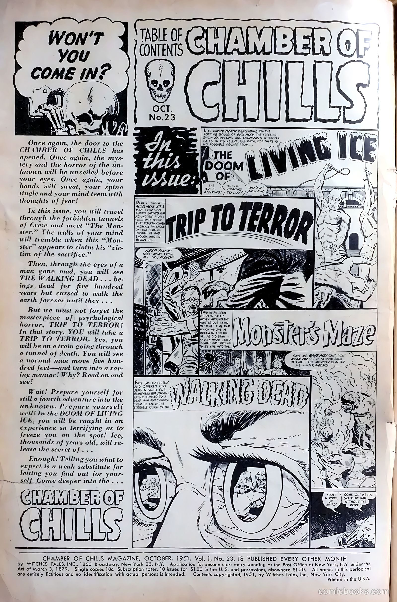 Chamber of Chills #3 (1951) — page 2 of 36