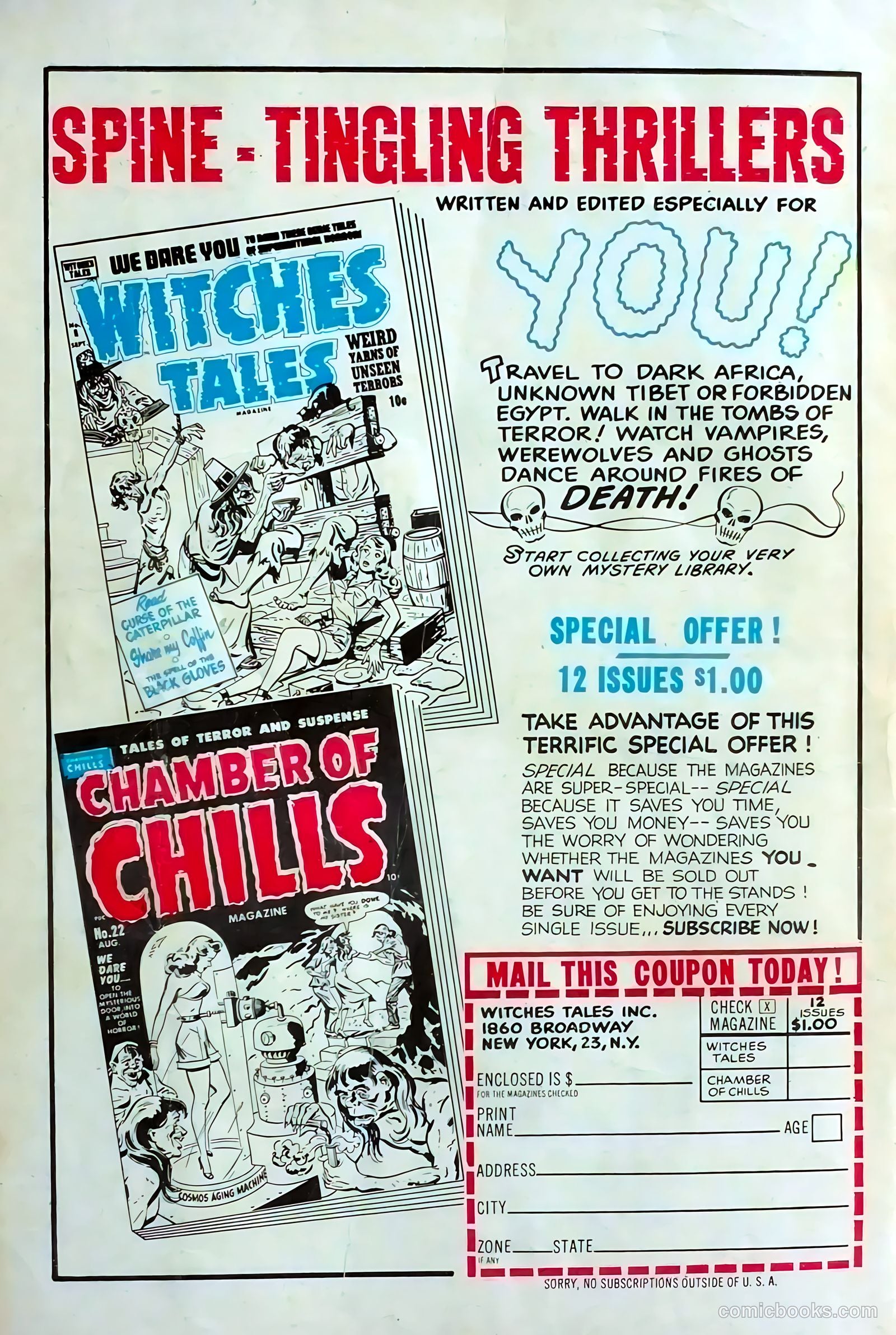 Chamber of Chills #3 (1951) — page 36 of 36